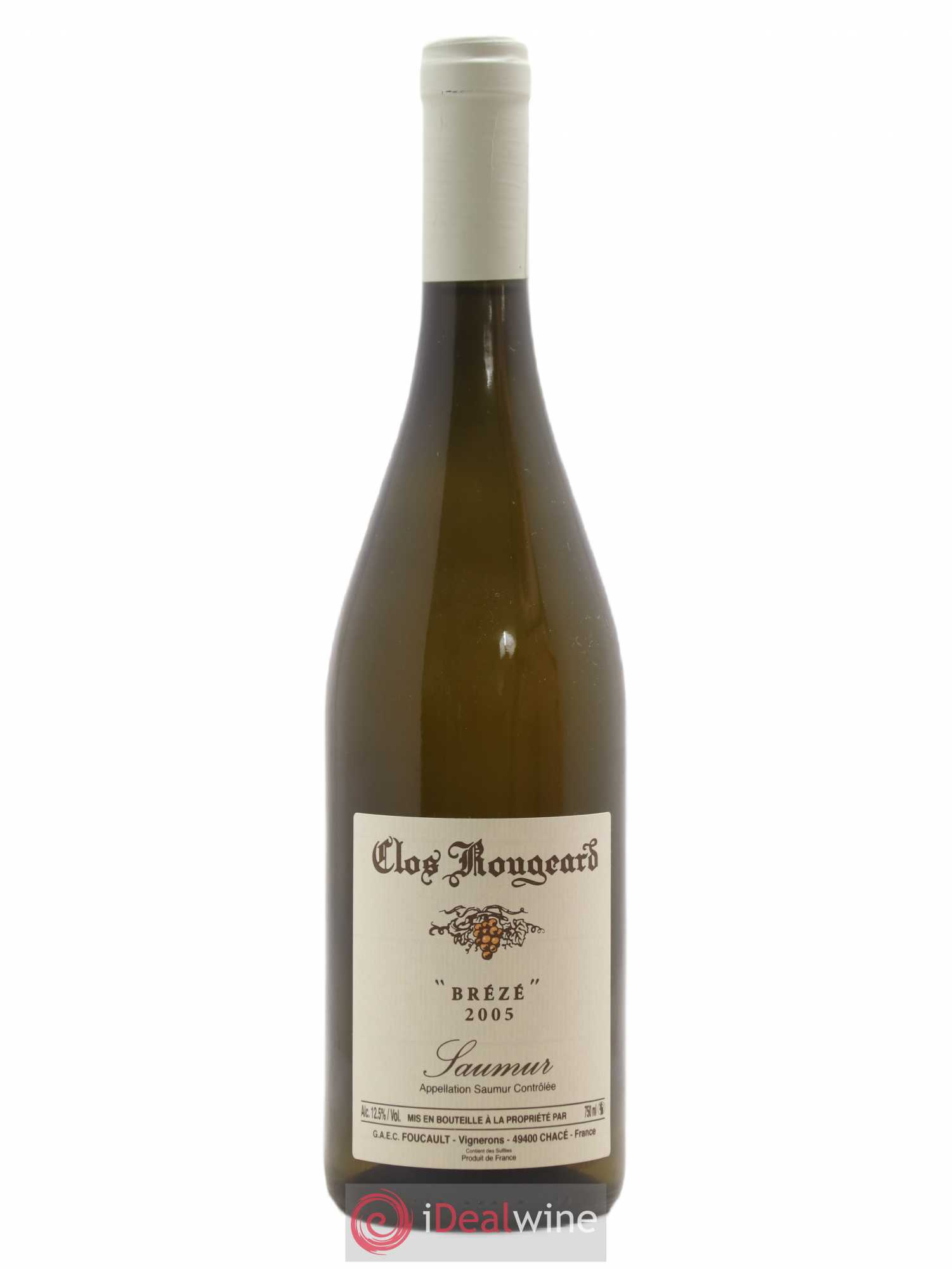 Saumur Brézé Clos Rougeard (sans prix de réserve) 2005 - Lot de 1 bouteille - 0