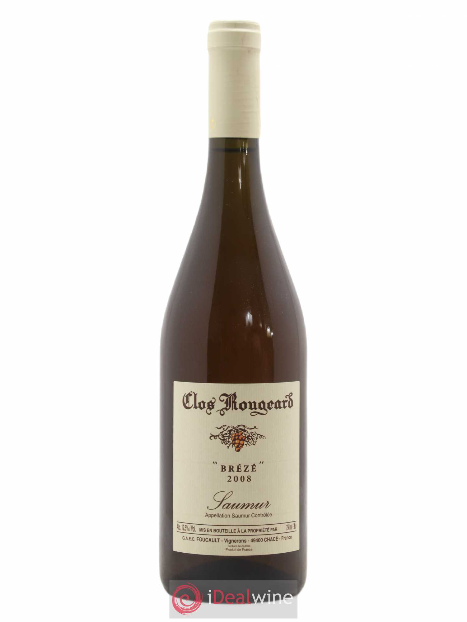 Saumur Brézé Clos Rougeard (sans prix de réserve) 2008 - Lot de 1 bouteille - 0