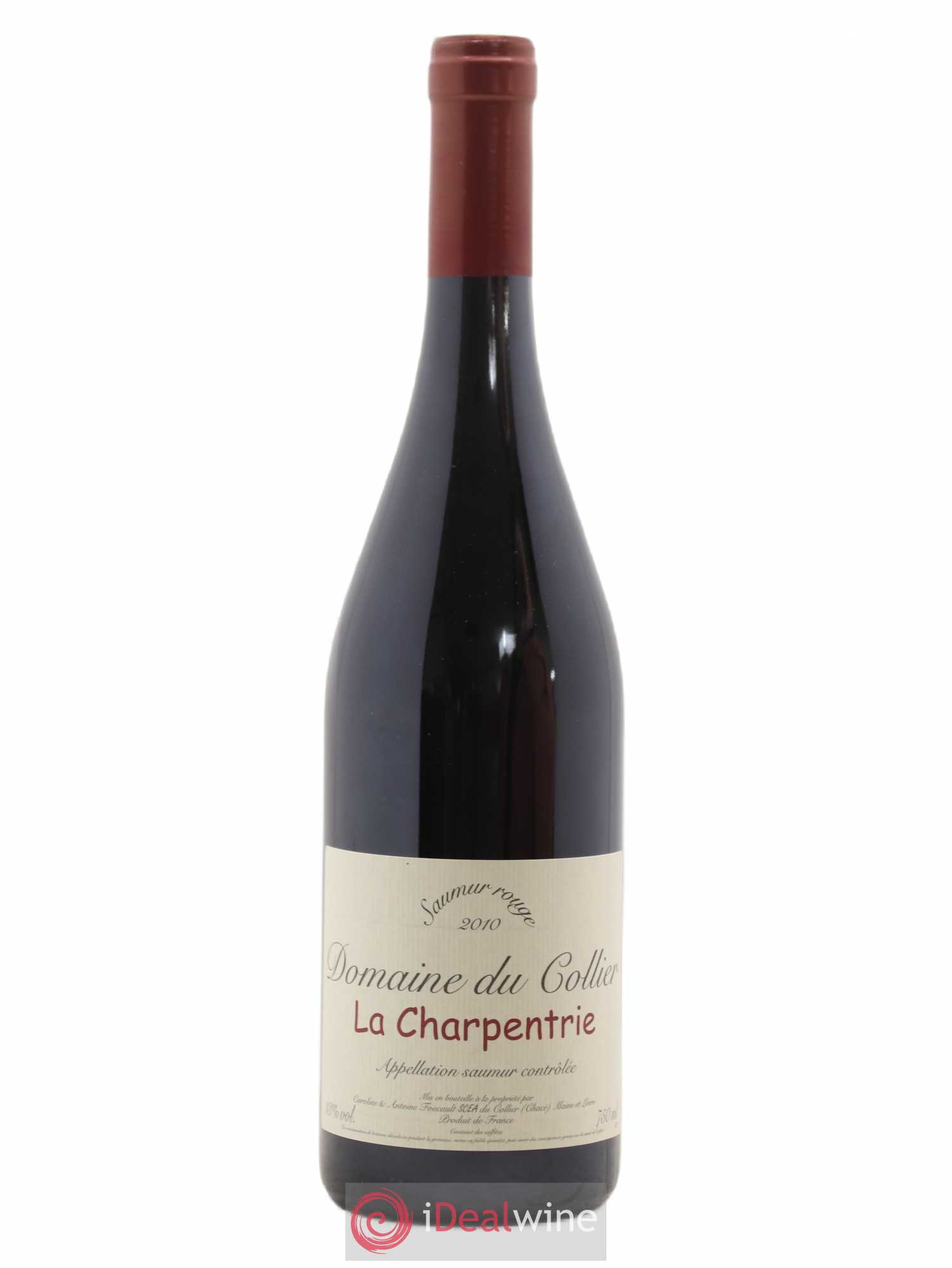 Saumur La Charpentrie Domaine du Collier (sans prix de réserve) 2010 - Lot de 1 bouteille - 0