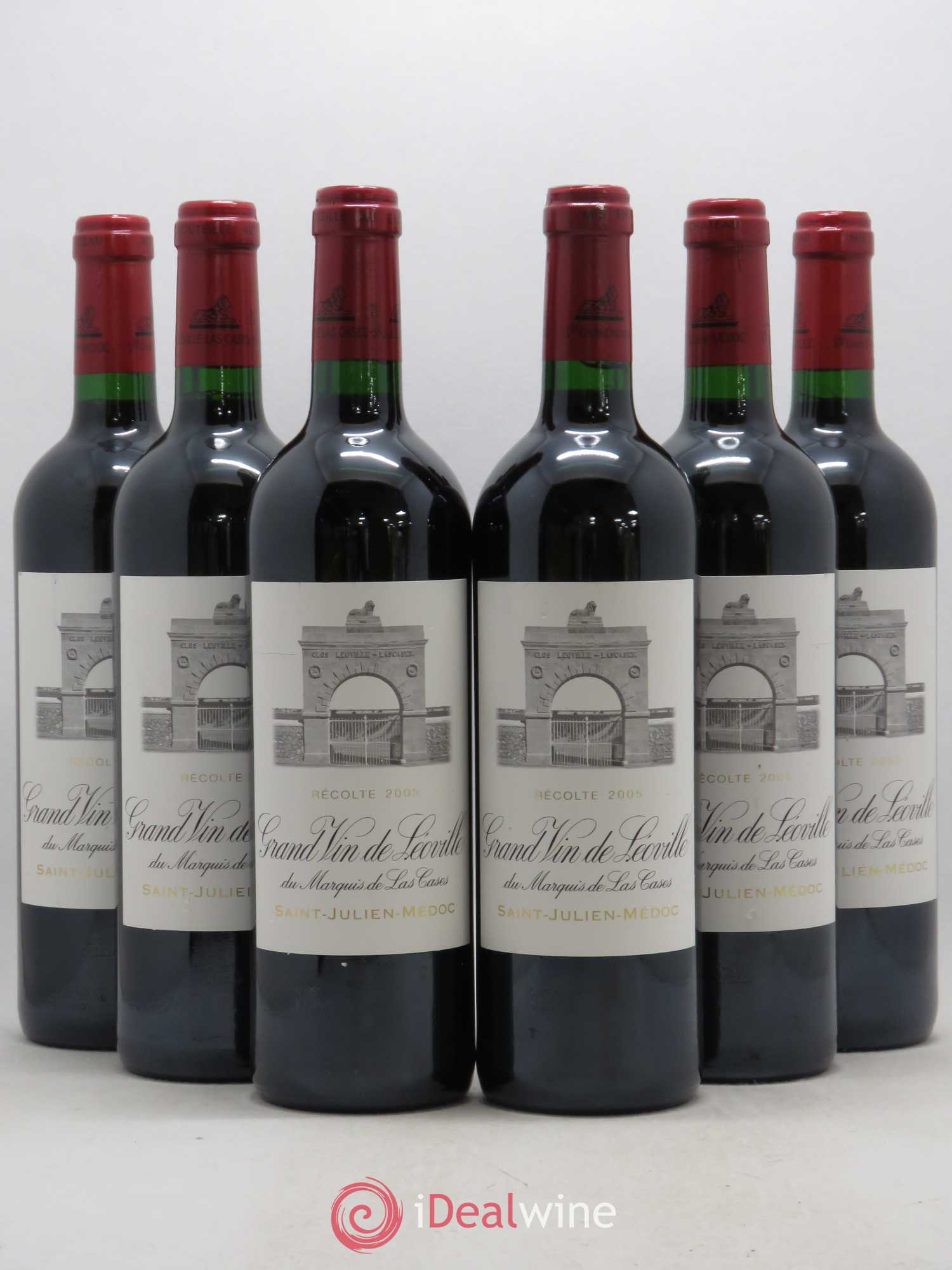 Château Léoville Las Cases 2ème Grand Cru Classé 2005 - Lot de 6 bouteilles - 0