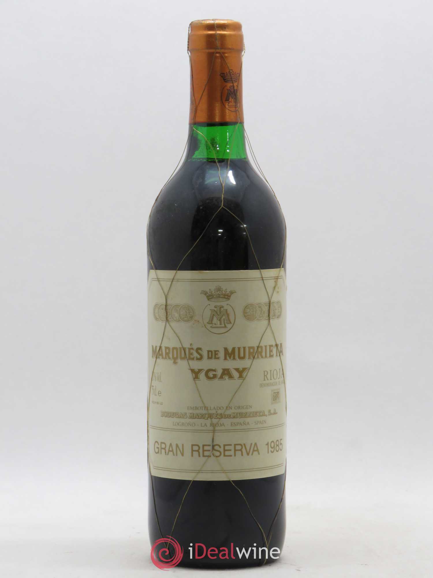 Rioja DOCA Ygay Gran Reserva Marques de Murrieta 1985 - Lot of 1 bottle - 0