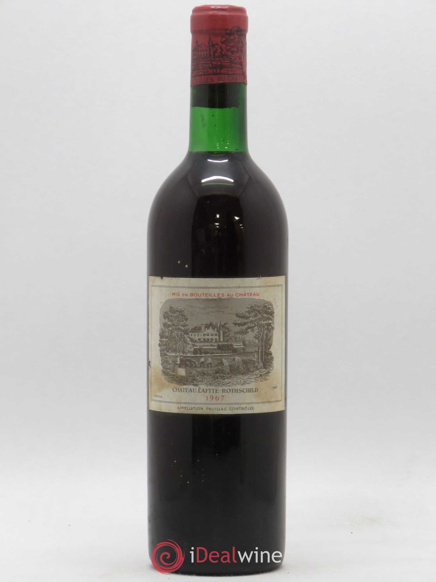 Château Lafite Rothschild 1er Grand Cru Classé 1967 - Lotto di 1 bottiglia - 0