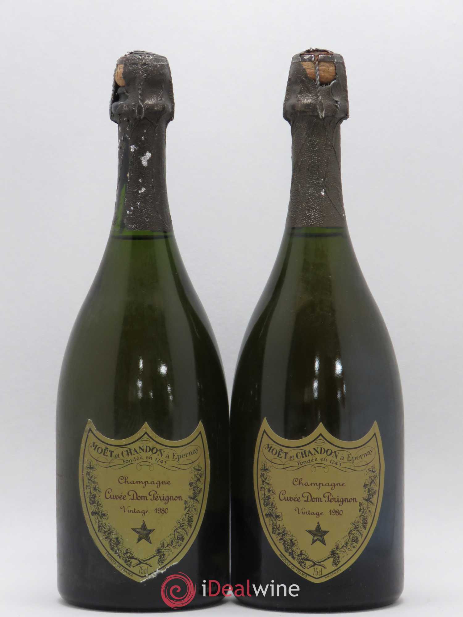 Brut Dom Pérignon 1980 - Lot de 2 bouteilles - 0