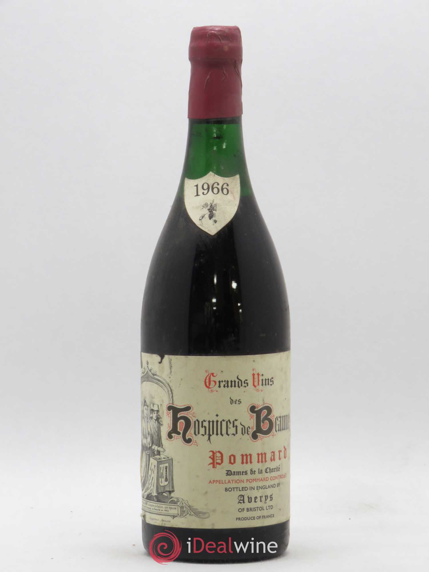 Pommard Dames de la Charité Hospices de Beaune 1966 - Posten von 1 Flasche - 0
