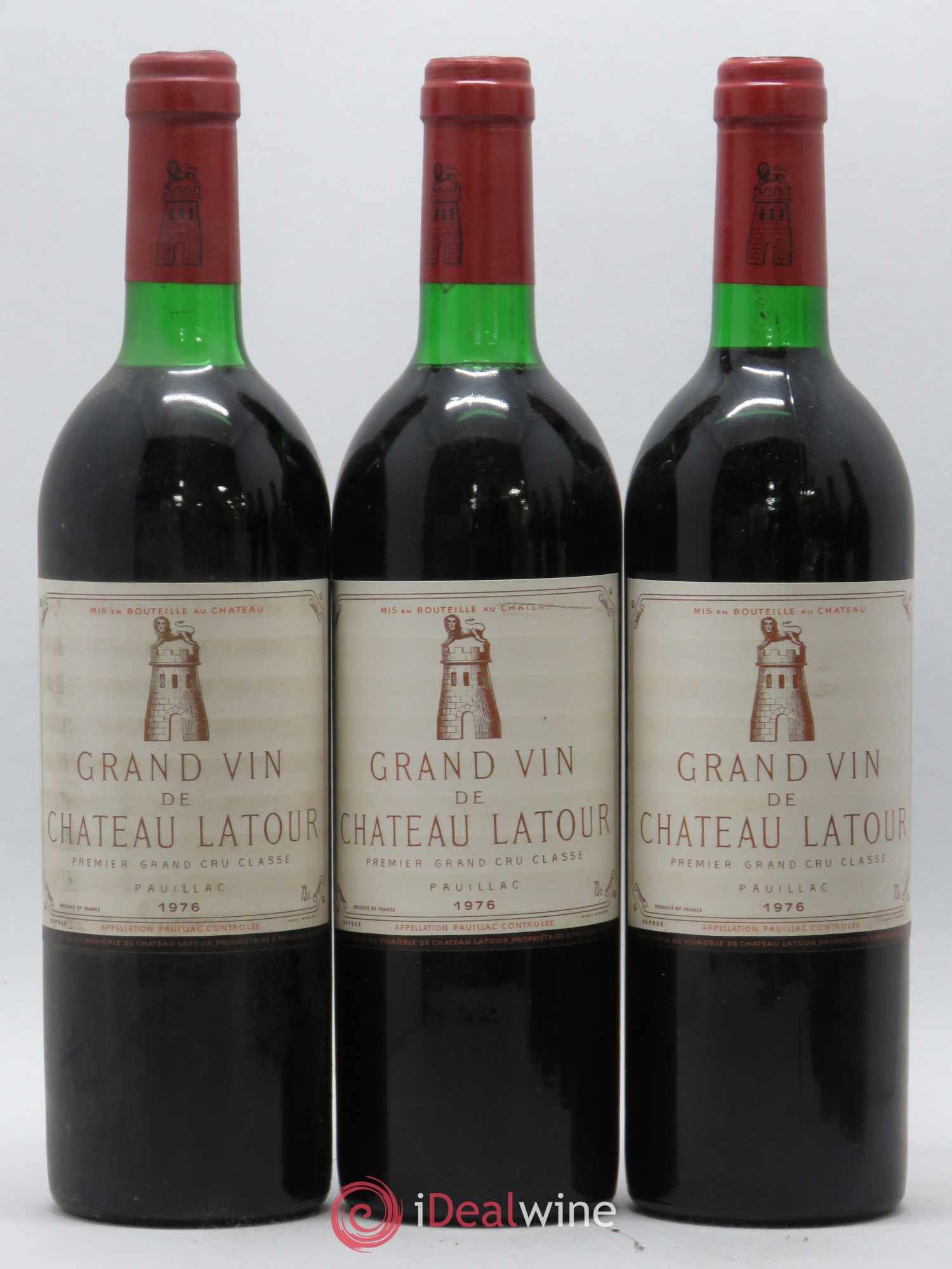 Château Latour 1er Grand Cru Classé 1976 - Lot de 6 bouteilles - 1