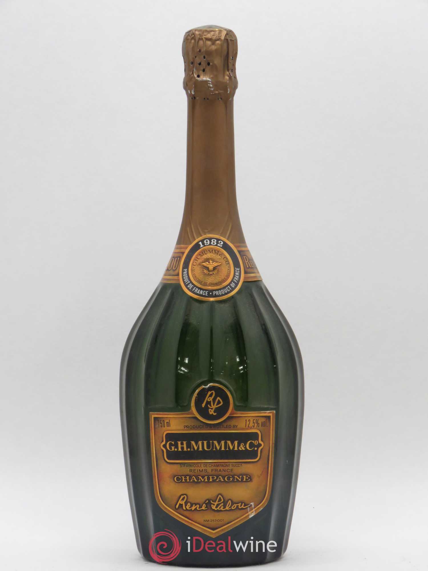 René Lalou Mumm 1982 - Posten von 1 Flasche - 0
