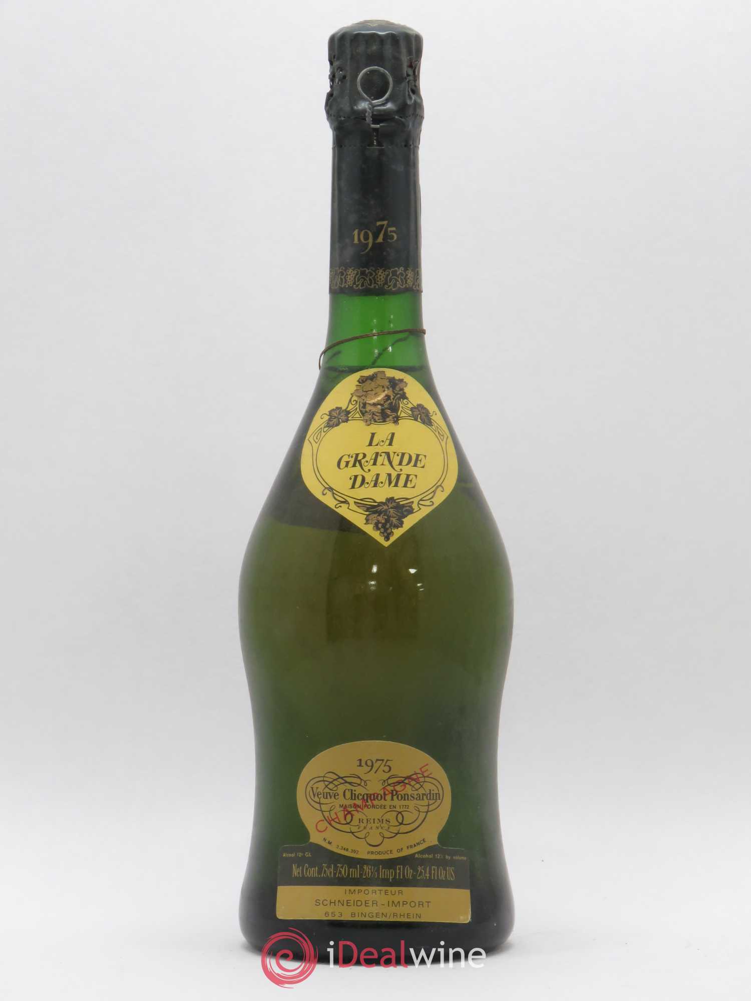 La Grande Dame Veuve Clicquot 1975 - Lot de 1 bouteille - 0