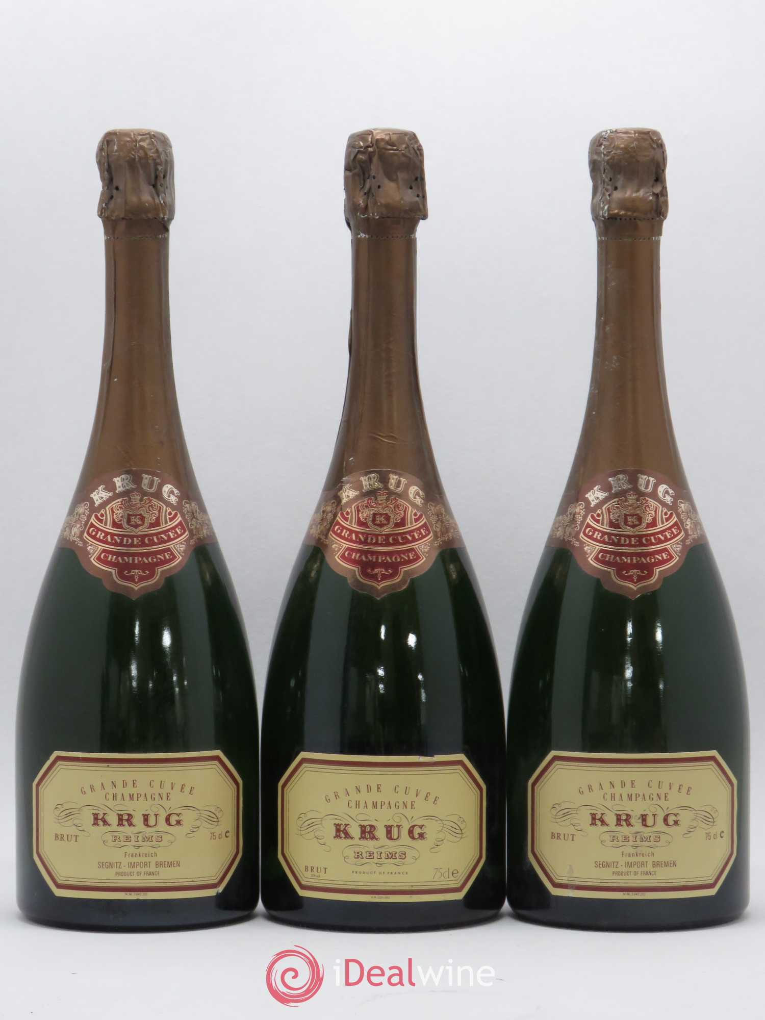 Grande Cuvée Brut Krug - Lot de 3 bouteilles - 0