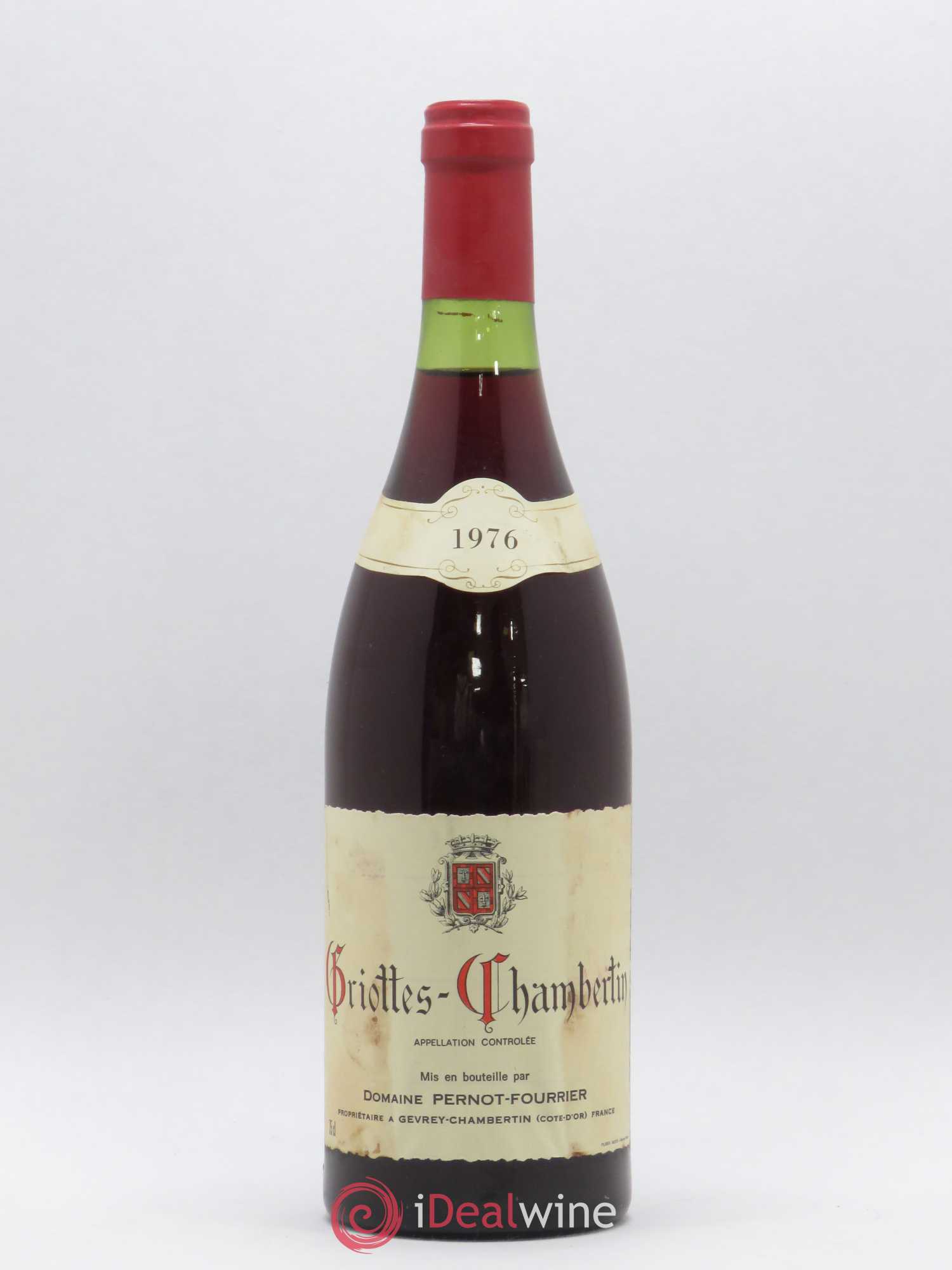 Griotte-Chambertin Grand Cru Domaine Pernot-Fourrier 1976 - Lot de 1 bouteille - 0