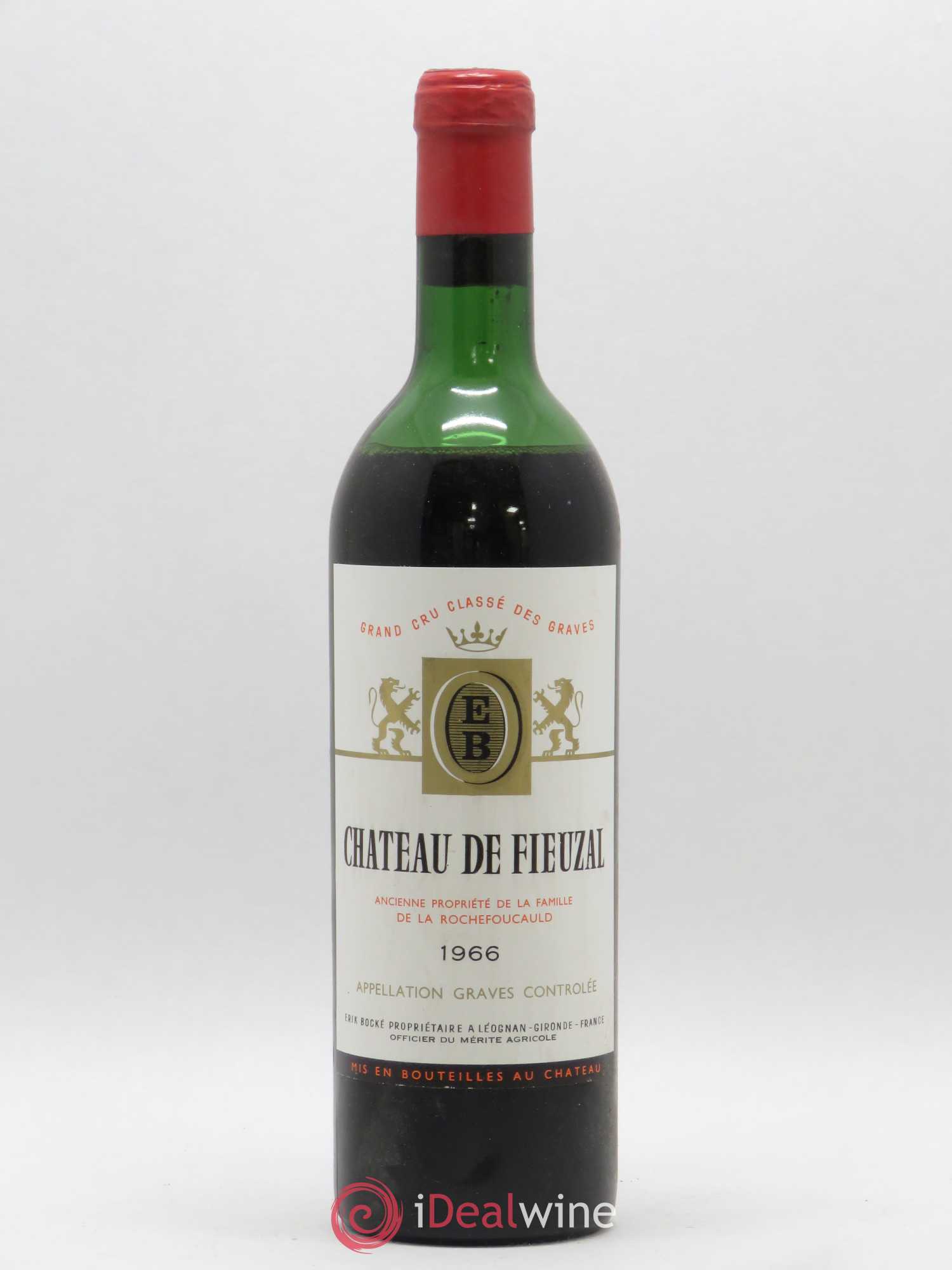 Château de Fieuzal Cru Classé de Graves 1966 - Lot de 1 bouteille - 0