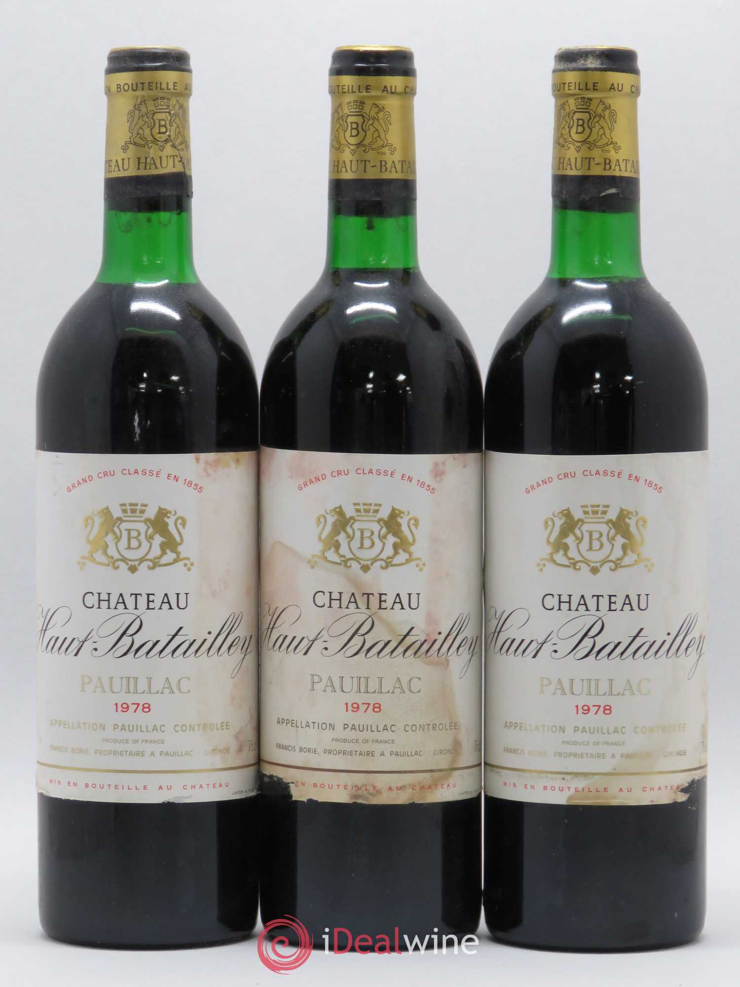 Château Haut Batailley 5ème Grand Cru Classé 1978 - Lot de 12 bouteilles - 1