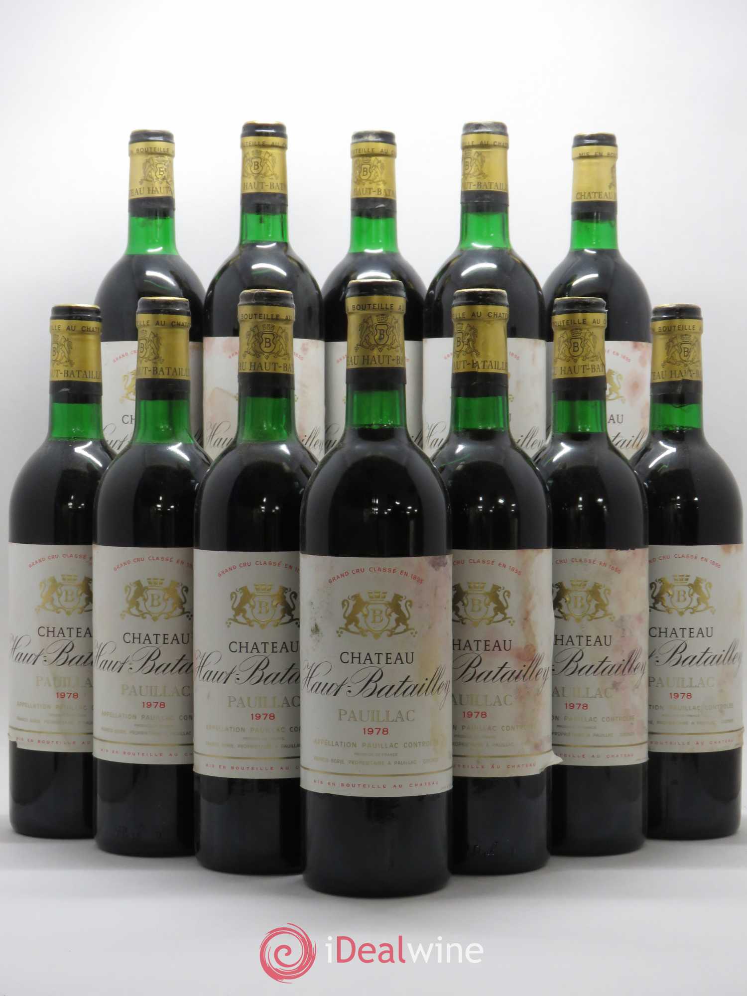 Château Haut Batailley 5ème Grand Cru Classé 1978 - Lot de 12 bouteilles - 0
