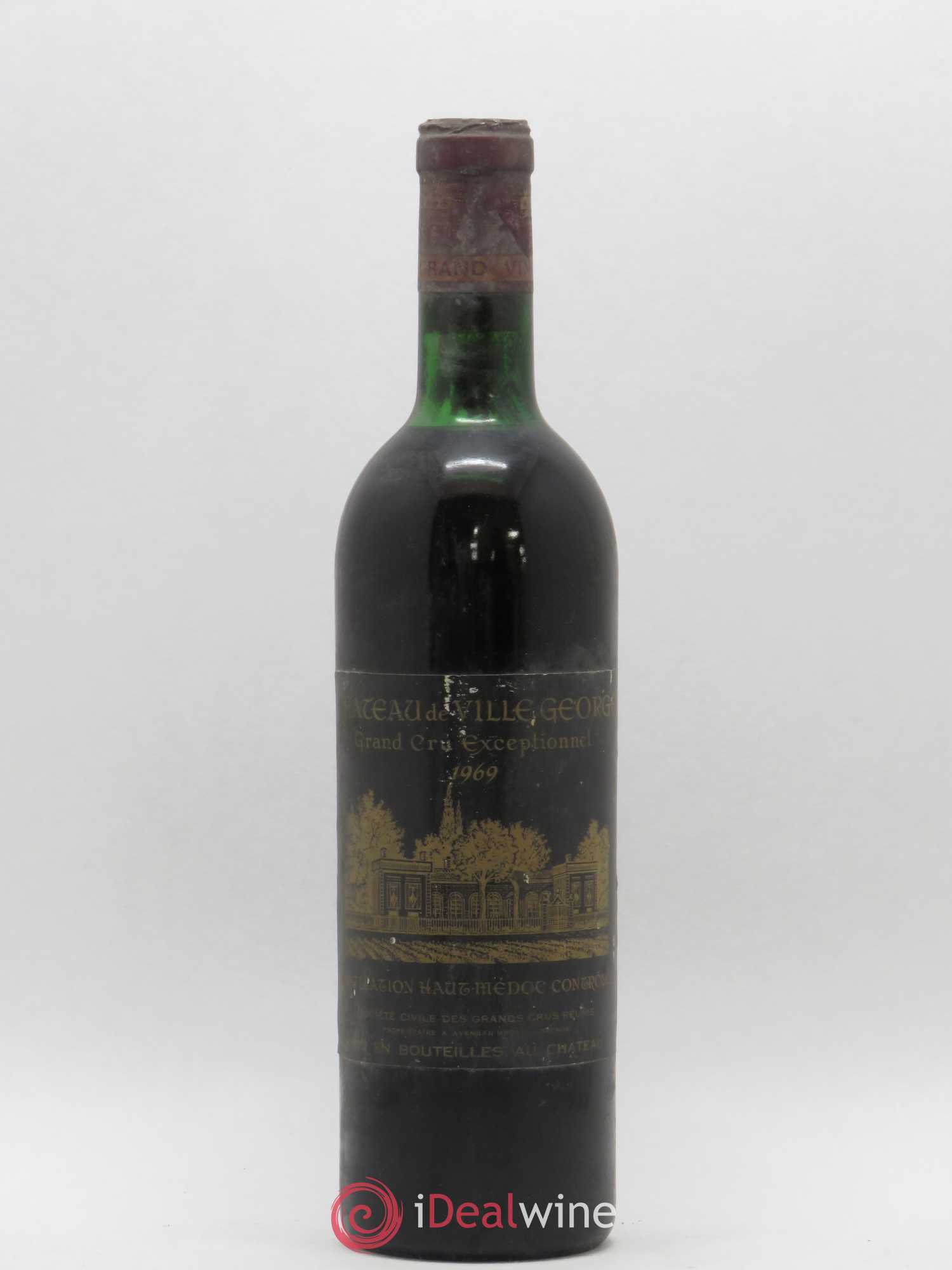 Château Villegeorge Cru Bourgeois 1969 - Lot de 1 bouteille - 0