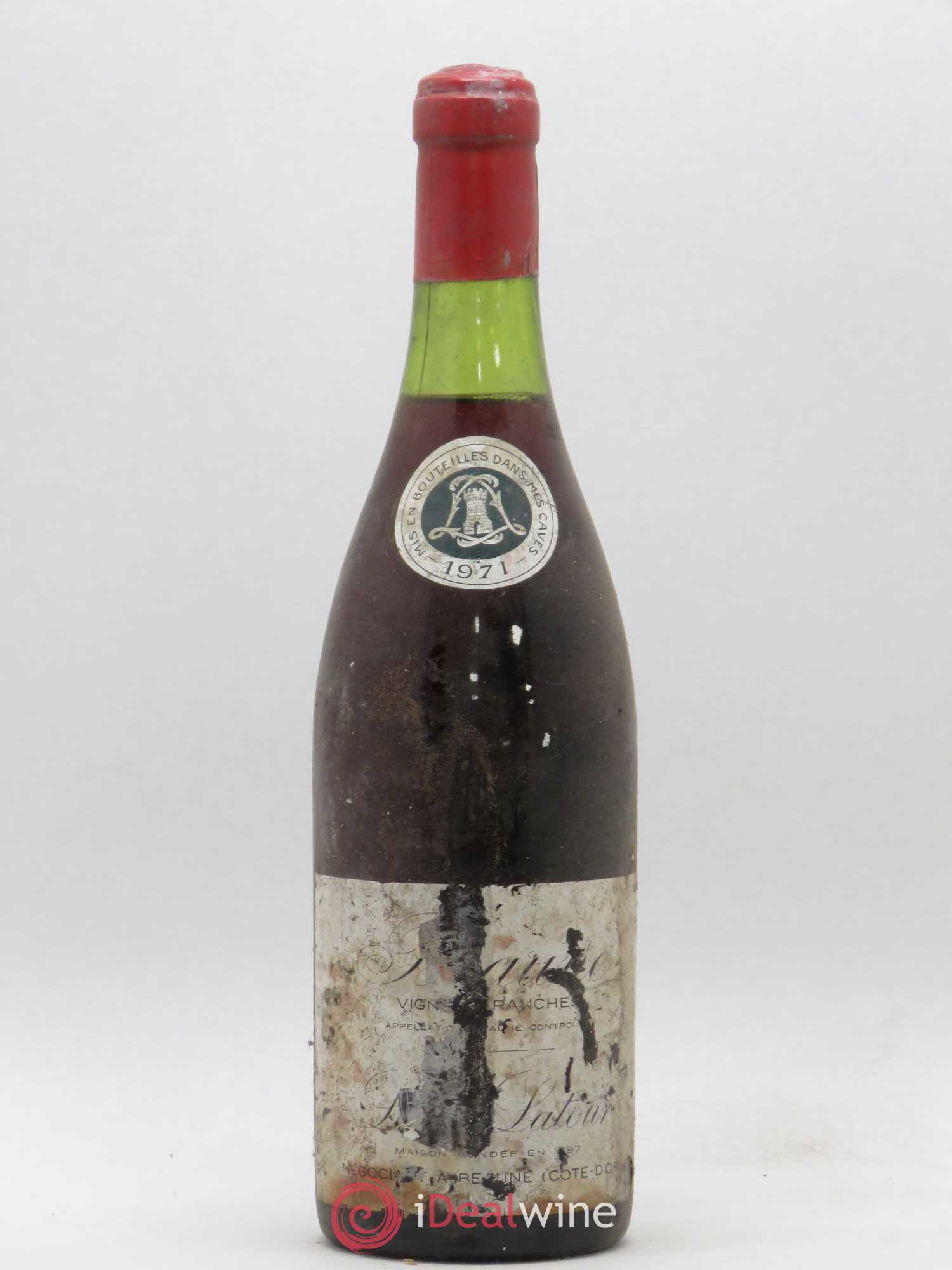 Beaune Vignes Franches Latour 1971 - Posten von 1 Flasche - 0