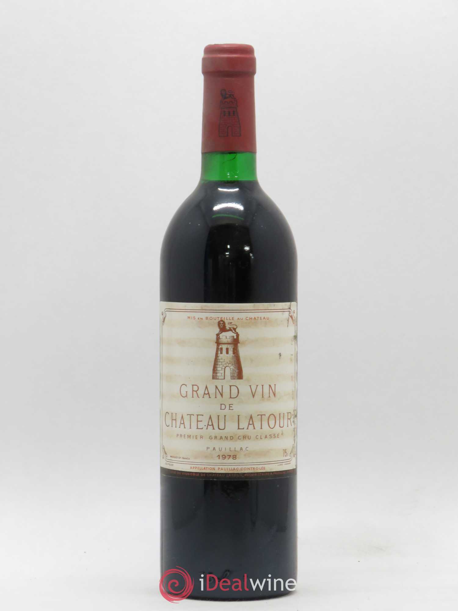 Château Latour 1er Grand Cru Classé 1978 - Lot de 1 bouteille - 0