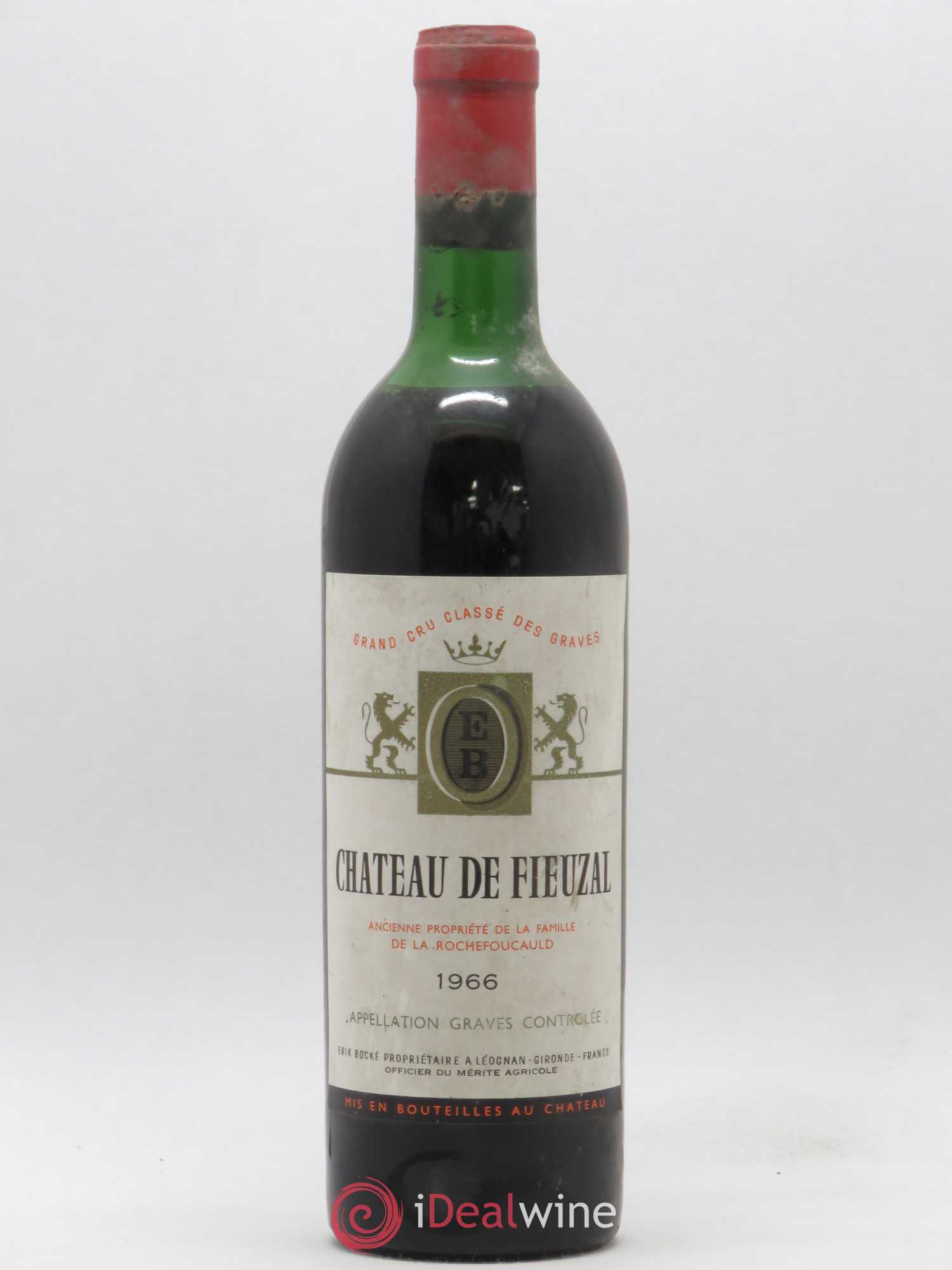 Château de Fieuzal Cru Classé de Graves 1966 - Lot de 1 bouteille - 0