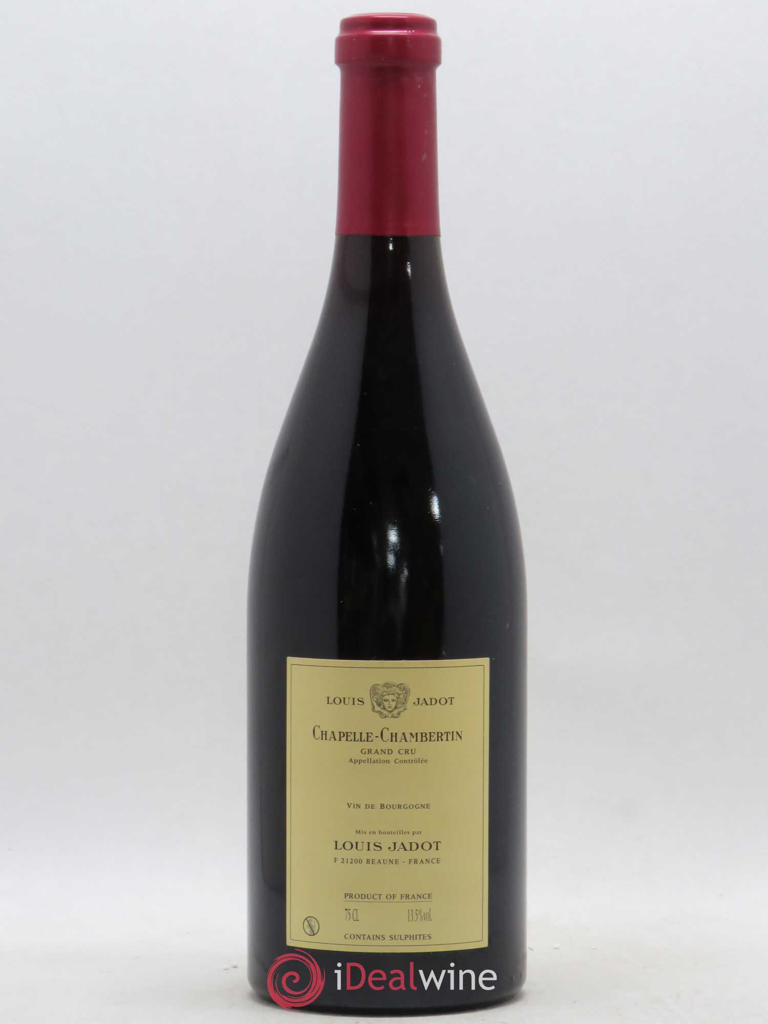 Chapelle-Chambertin Grand Cru Maison Louis Jadot 2009 - Lot de 1 bouteille - 1