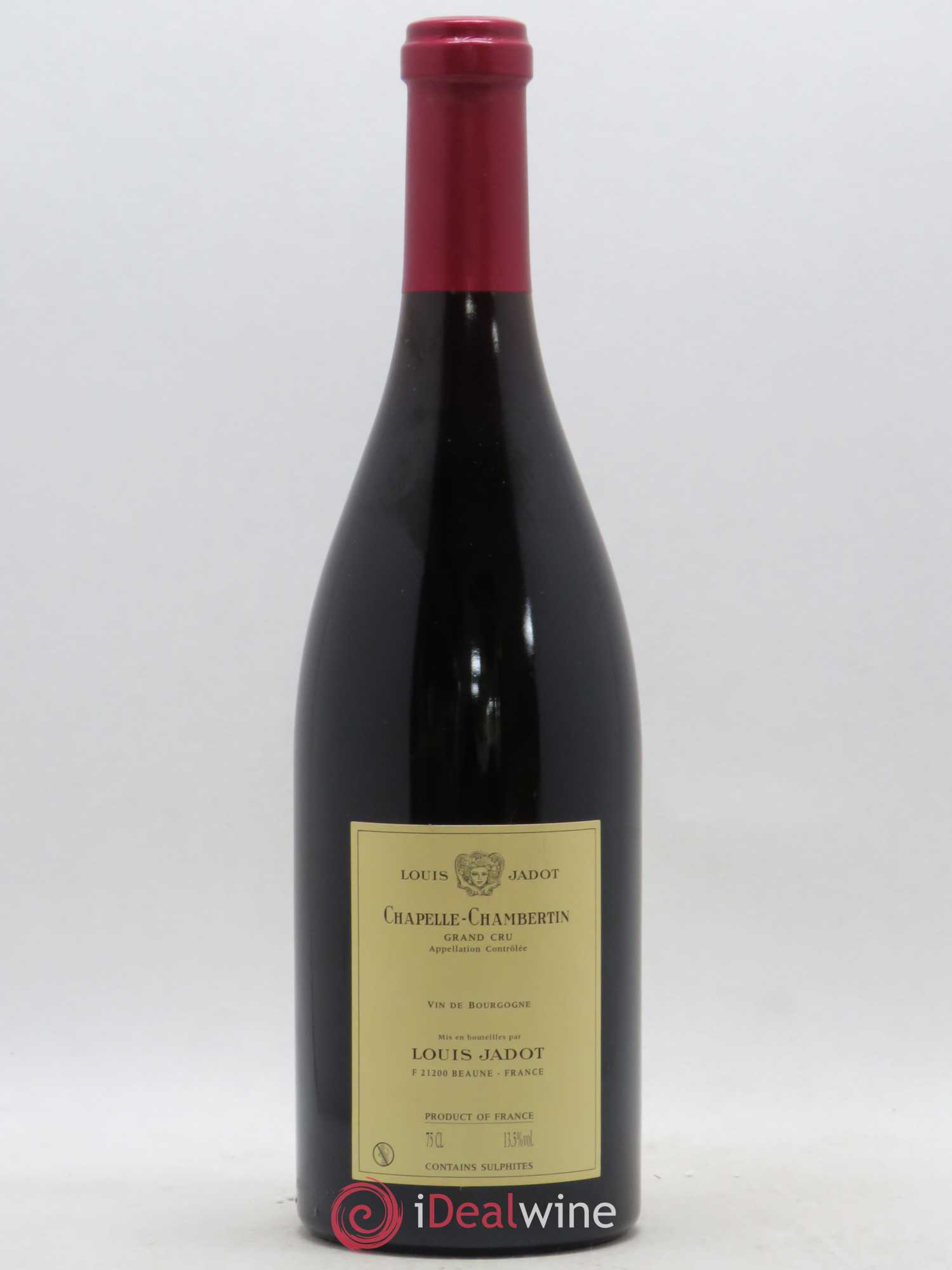 Chapelle-Chambertin Grand Cru Maison Louis Jadot (sans prix de réserve) 2009 - Lot de 1 bouteille - 1