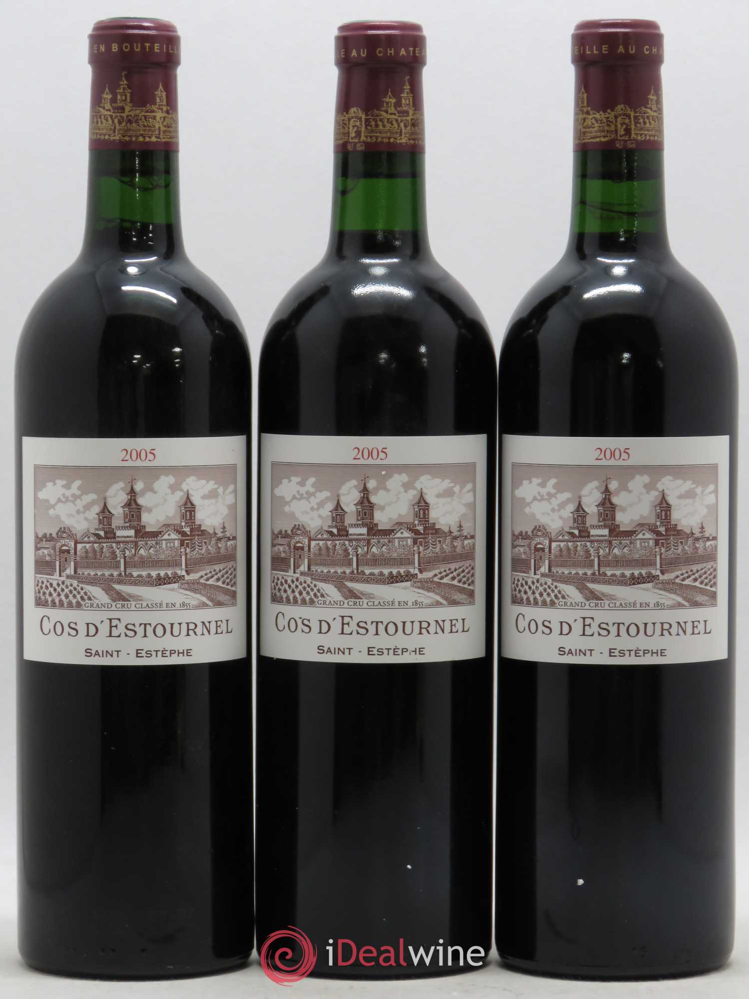 Cos d'Estournel 2ème Grand Cru Classé 2005 - Lot de 3 bouteilles - 0