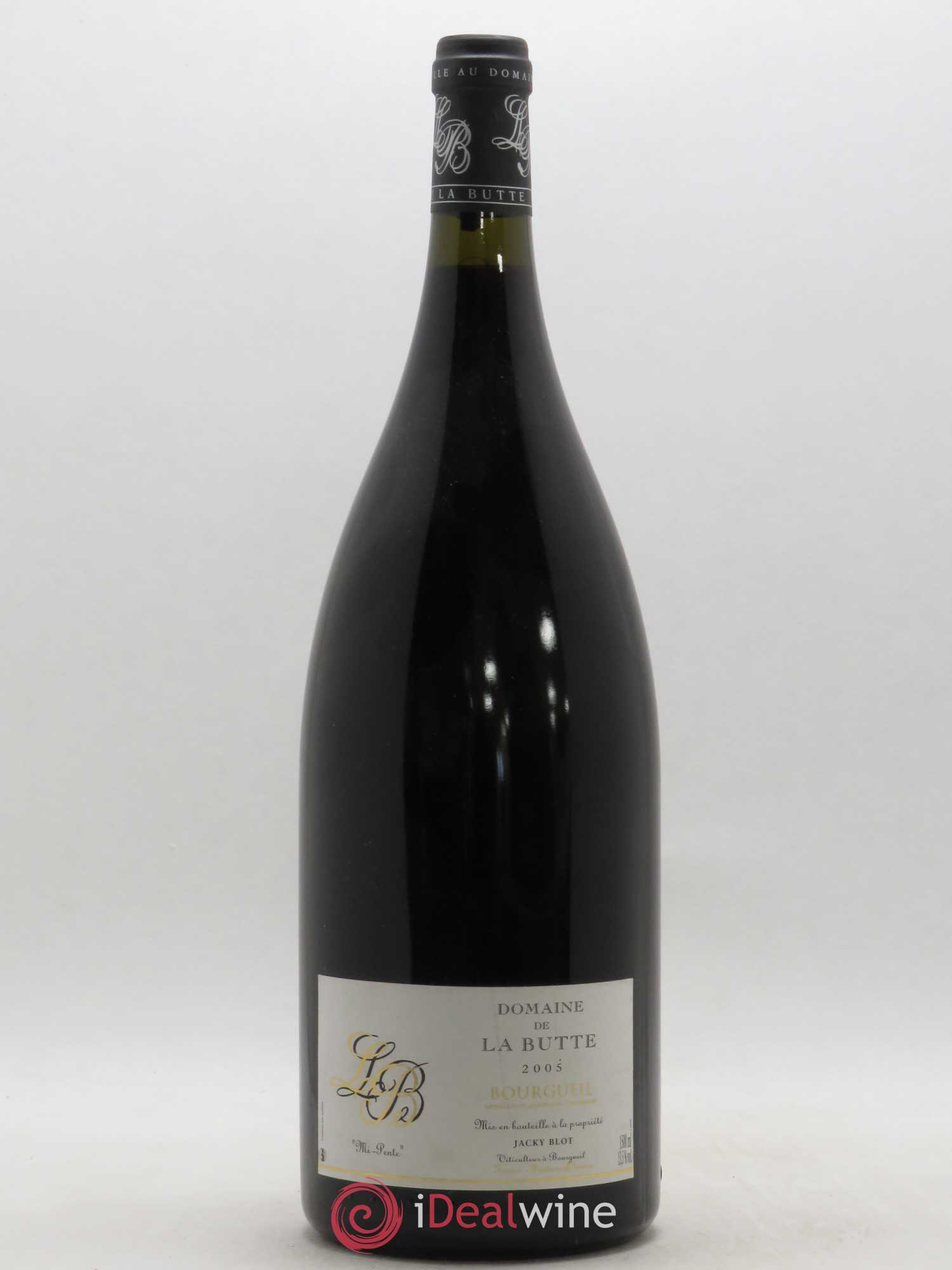 Bourgueil Mi-Pente Domaine de La Butte - Jacky Blot 2005 - Lot de 1 magnum - 0