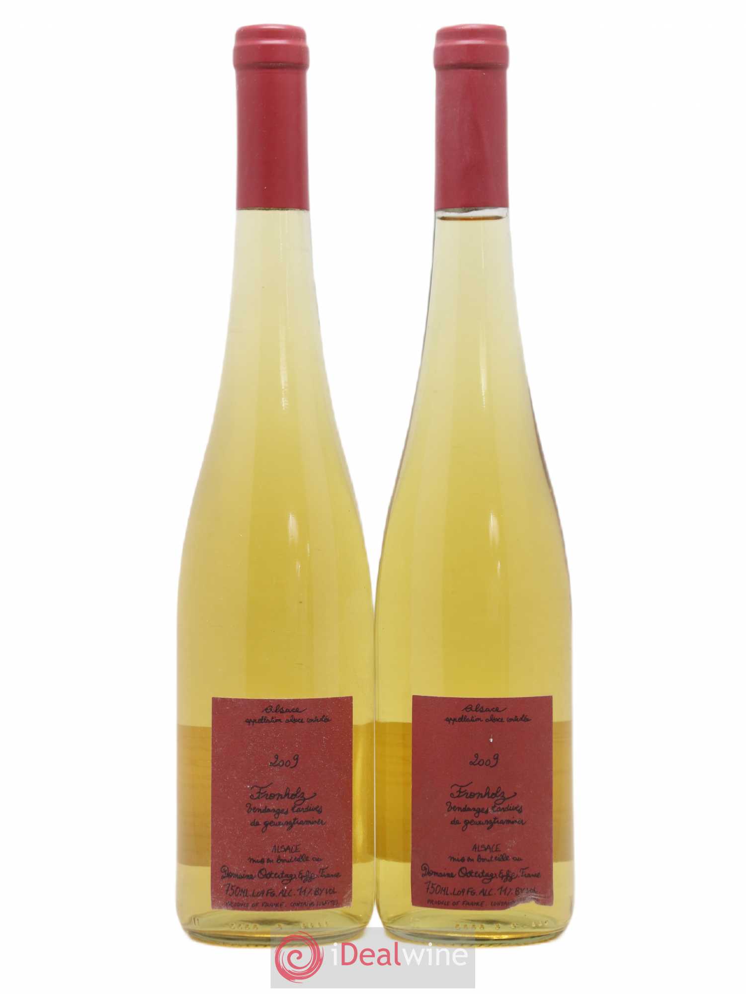 Alsace Gewurztraminer Fronholz Vendanges Tardives Ostertag (Domaine) 2009 - Lotto di 2 bottiglie - 0