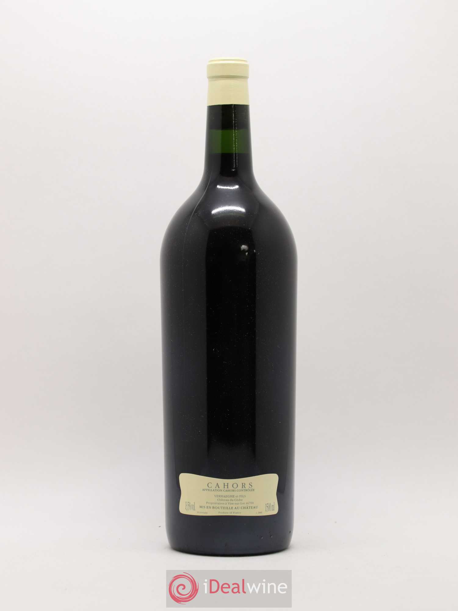 Cahors Château du Cèdre Cuvée Le Cèdre Pascal et Jean-Marc Verhaeghe 2007 - Lot de 1 magnum - 1