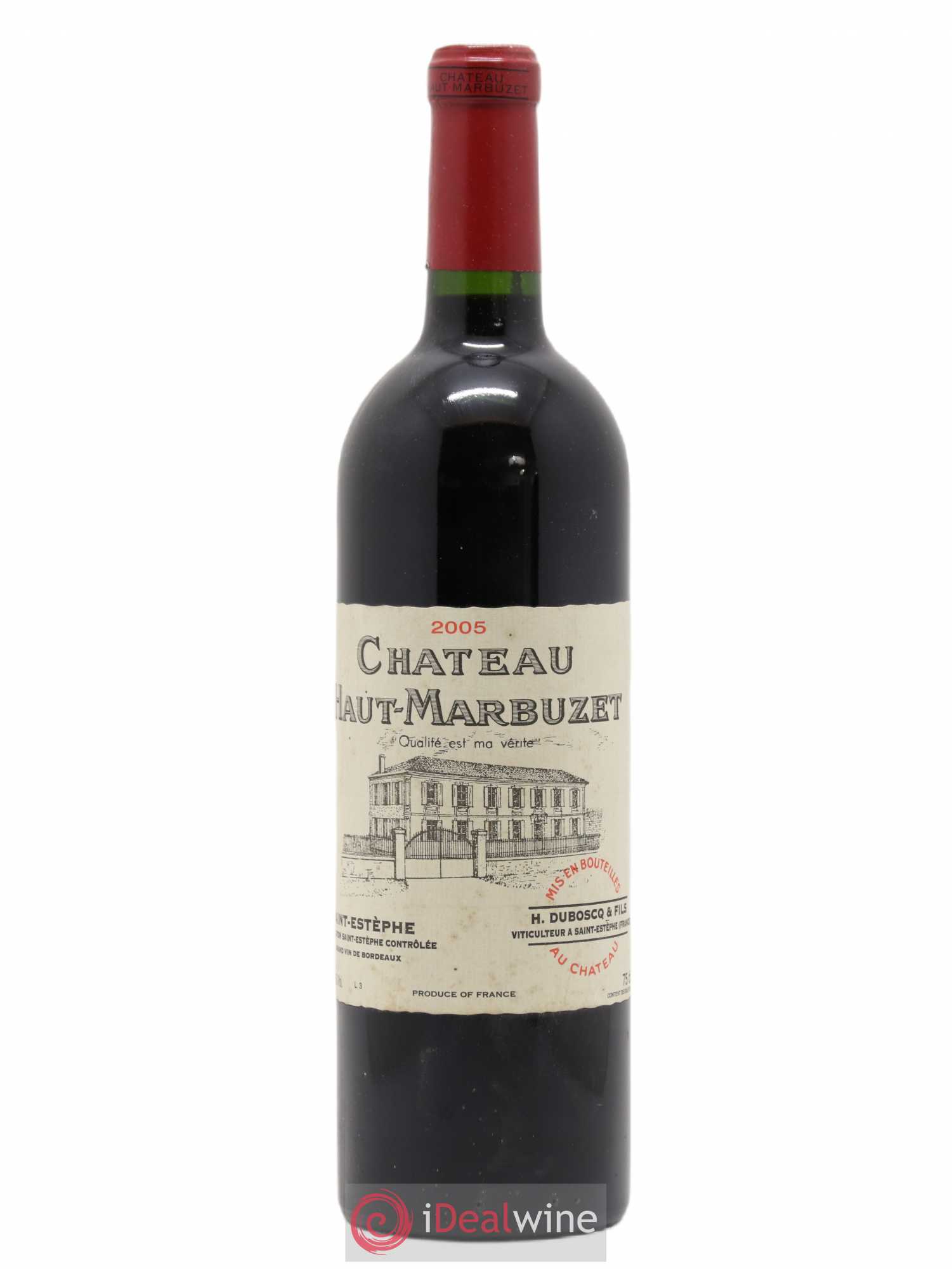 Château Haut Marbuzet 2005 - Lot de 1 bouteille - 0