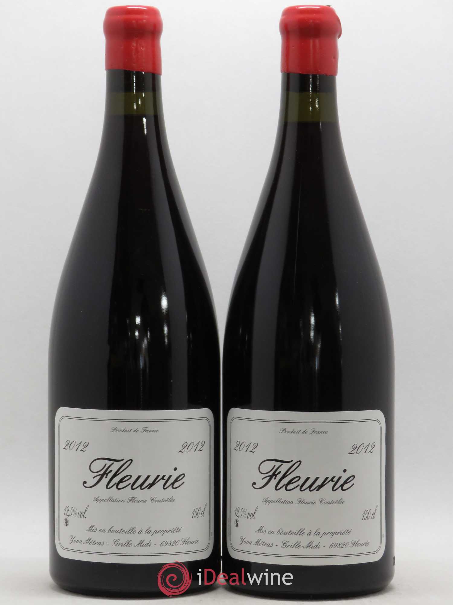 Fleurie Yvon Métras 2012 - Lot de 2 magnums - 0