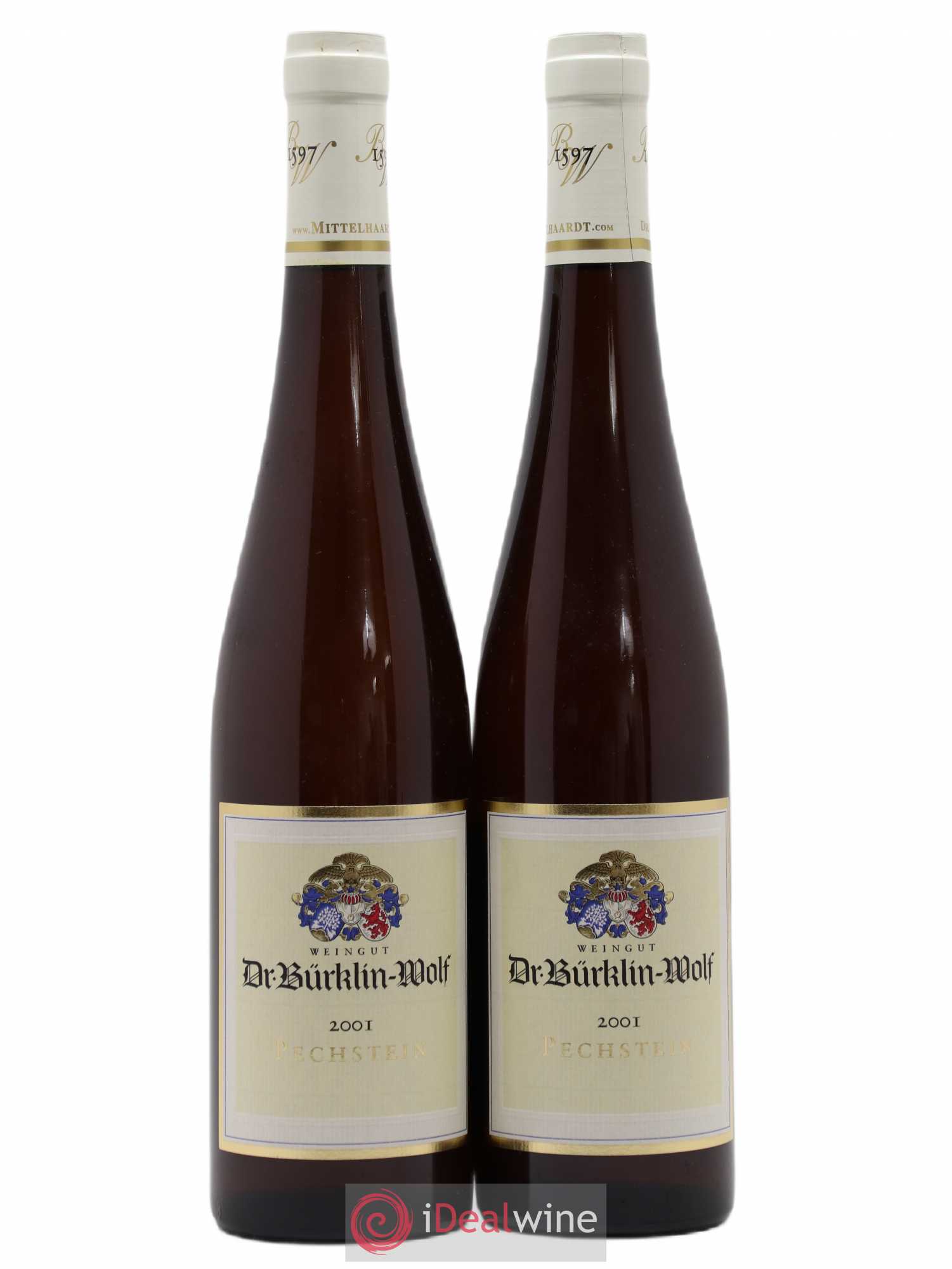 Allemagne Pfalz Riesling Pechstein GG Dr Bürklin-Wolf 2001 - Posten von 2 Flaschen - 0