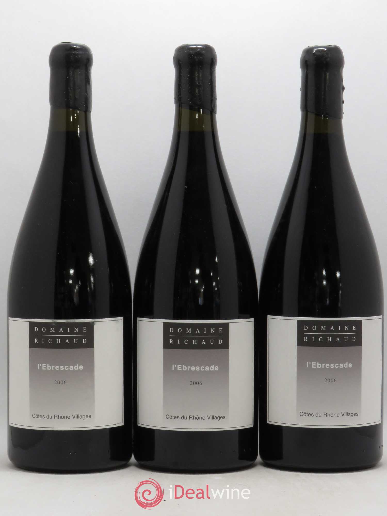 Cairanne Ebrescade Marcel Richaud 2006 - Lot de 3 magnums - 0