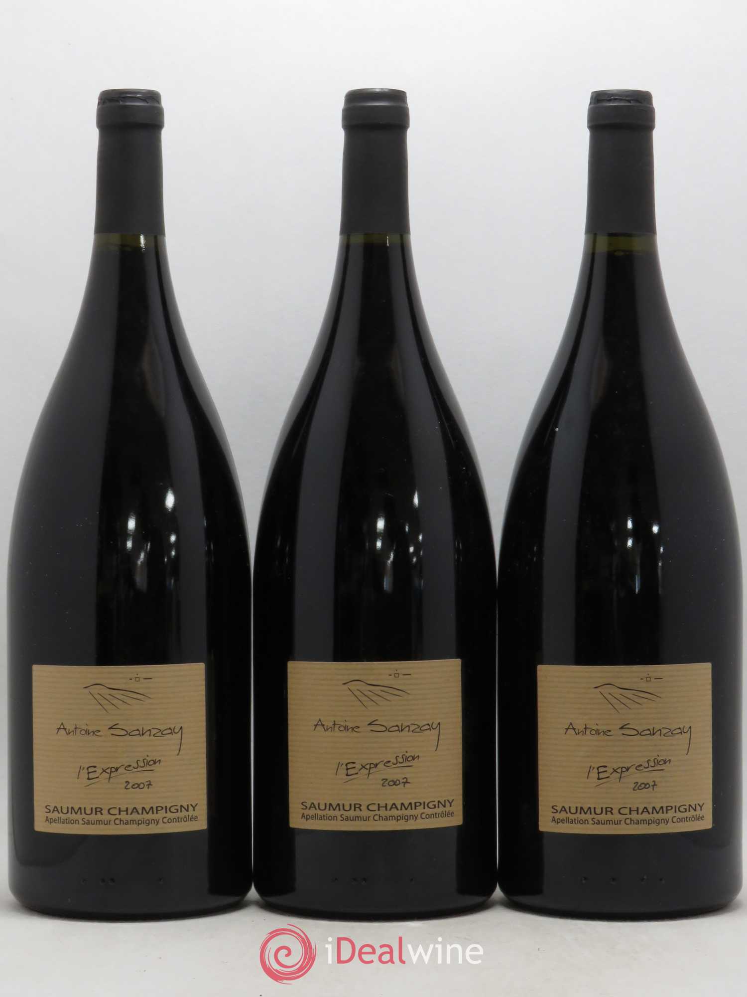 Saumur-Champigny Antoine Sanzay Expression 2007 - Lot de 3 magnums - 0