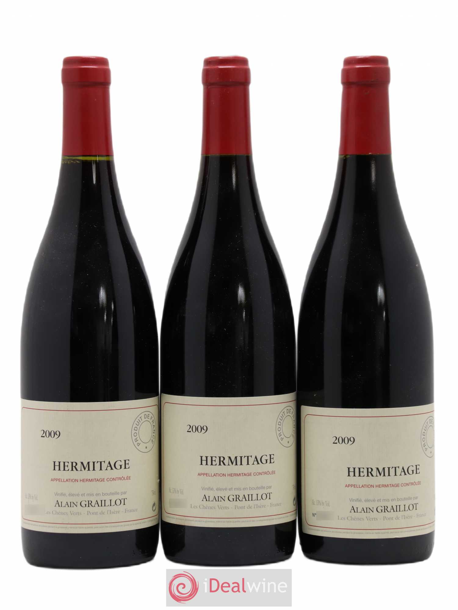 Hermitage Domaine Graillot 2009 - Lot de 3 bouteilles - 0