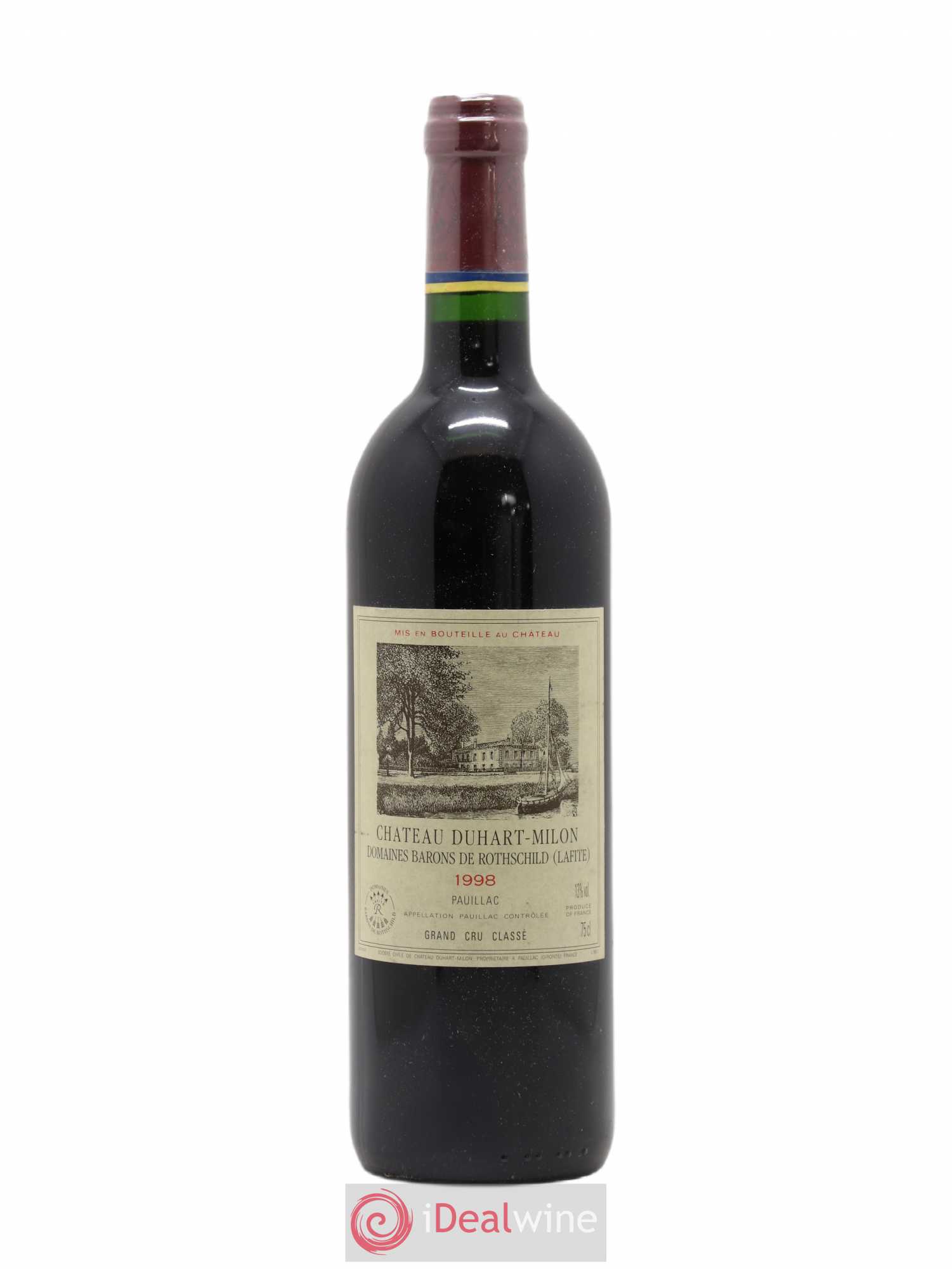 Château Duhart-Milon 4ème Grand Cru Classé 1998 - Lot de 1 bouteille - 0