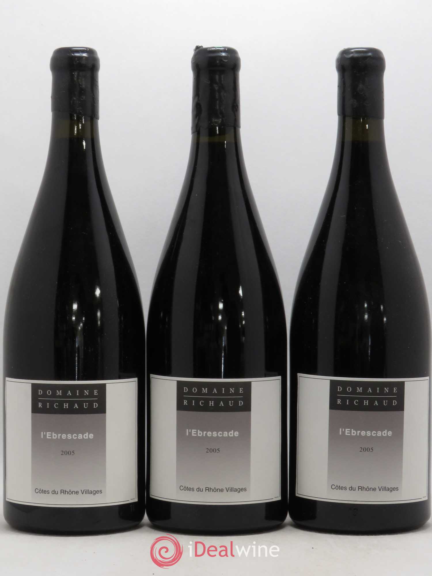 Cairanne Ebrescade Marcel Richaud 2005 - Lot de 3 magnums - 0