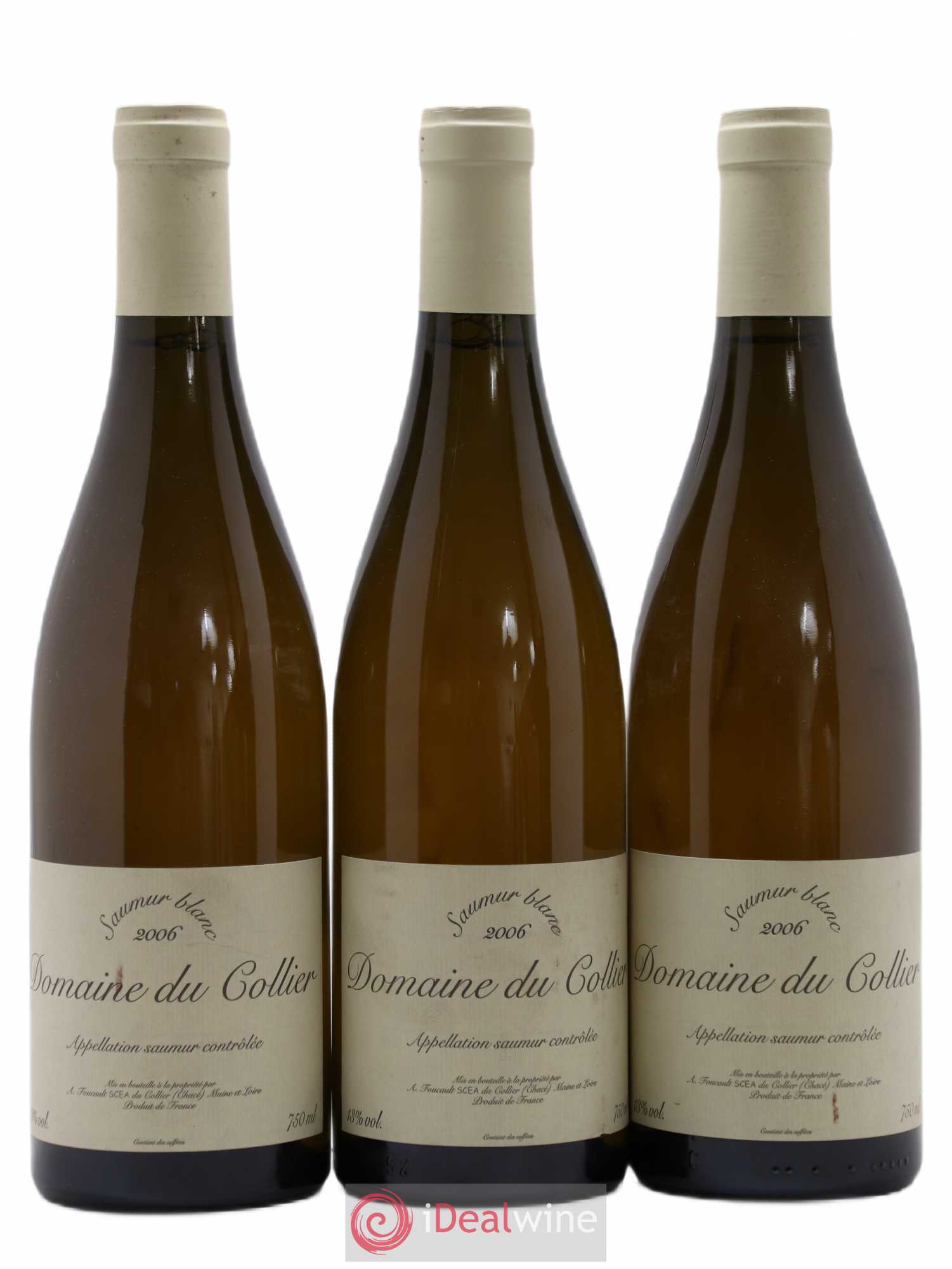 Saumur Domaine du Collier 2006 - Lot de 3 bouteilles - 0