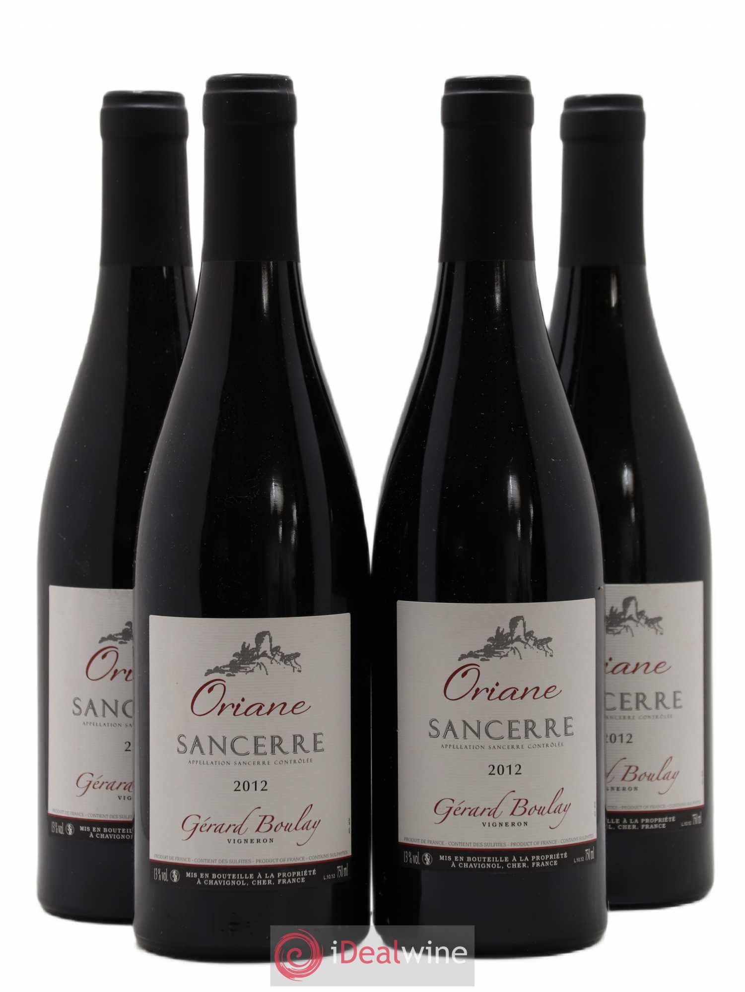 Sancerre Oriane Gérard Boulay 2012 - Lot de 4 bouteilles - 0