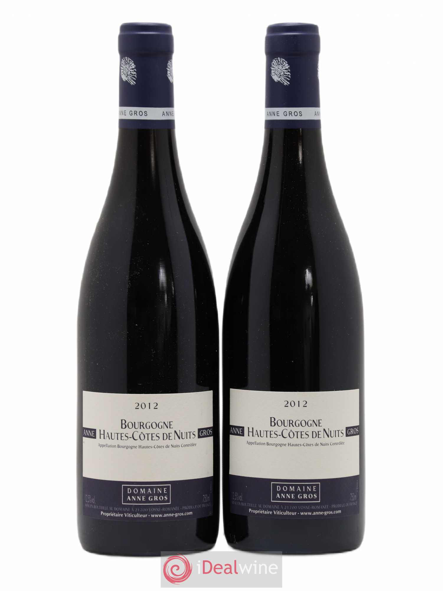 Hautes-Côtes de Nuits Anne Gros 2012 - Lot de 2 bouteilles - 0
