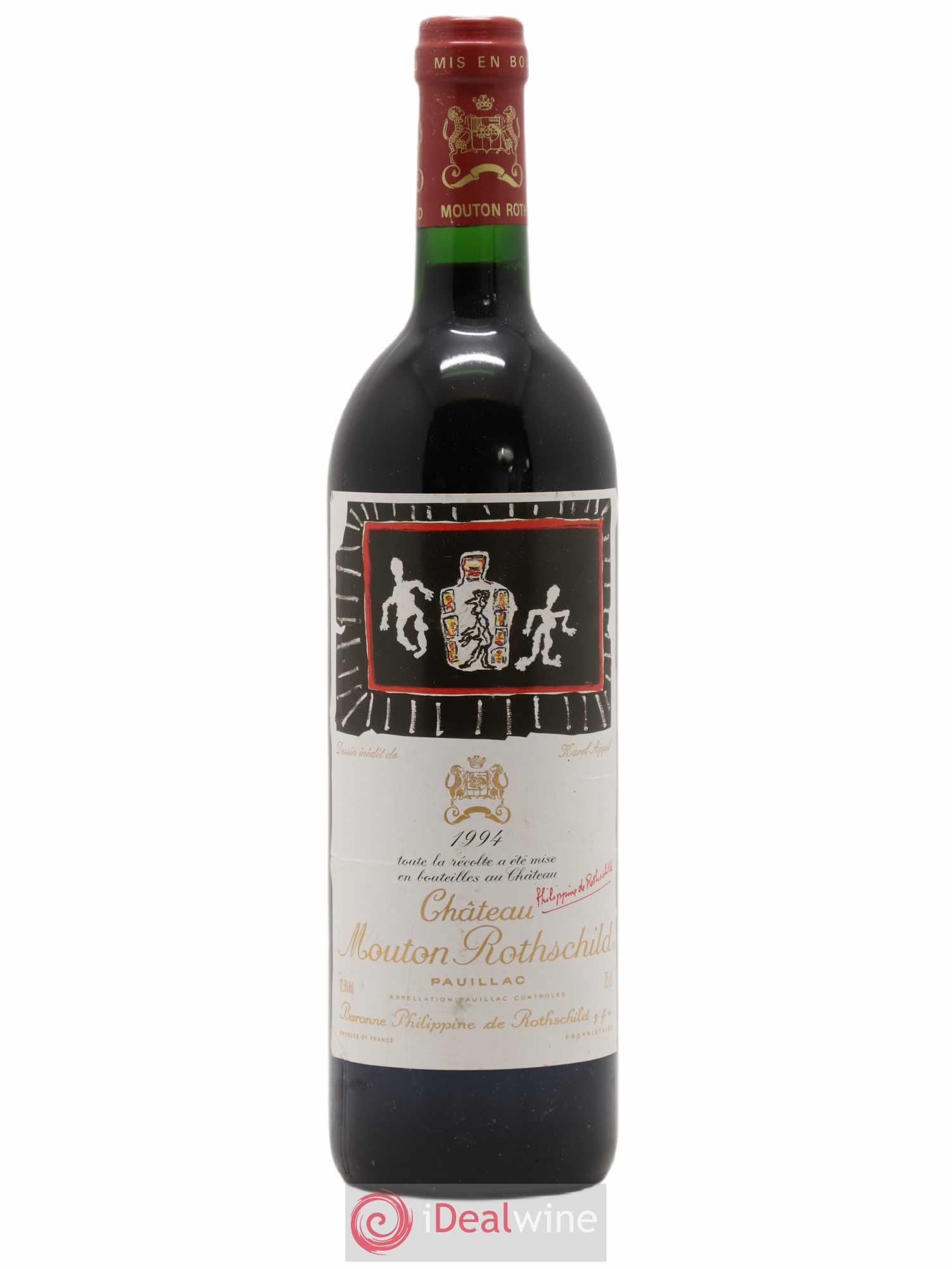 Château Mouton Rothschild 1er Grand Cru Classé 1994 - Lot de 1 bouteille - 0