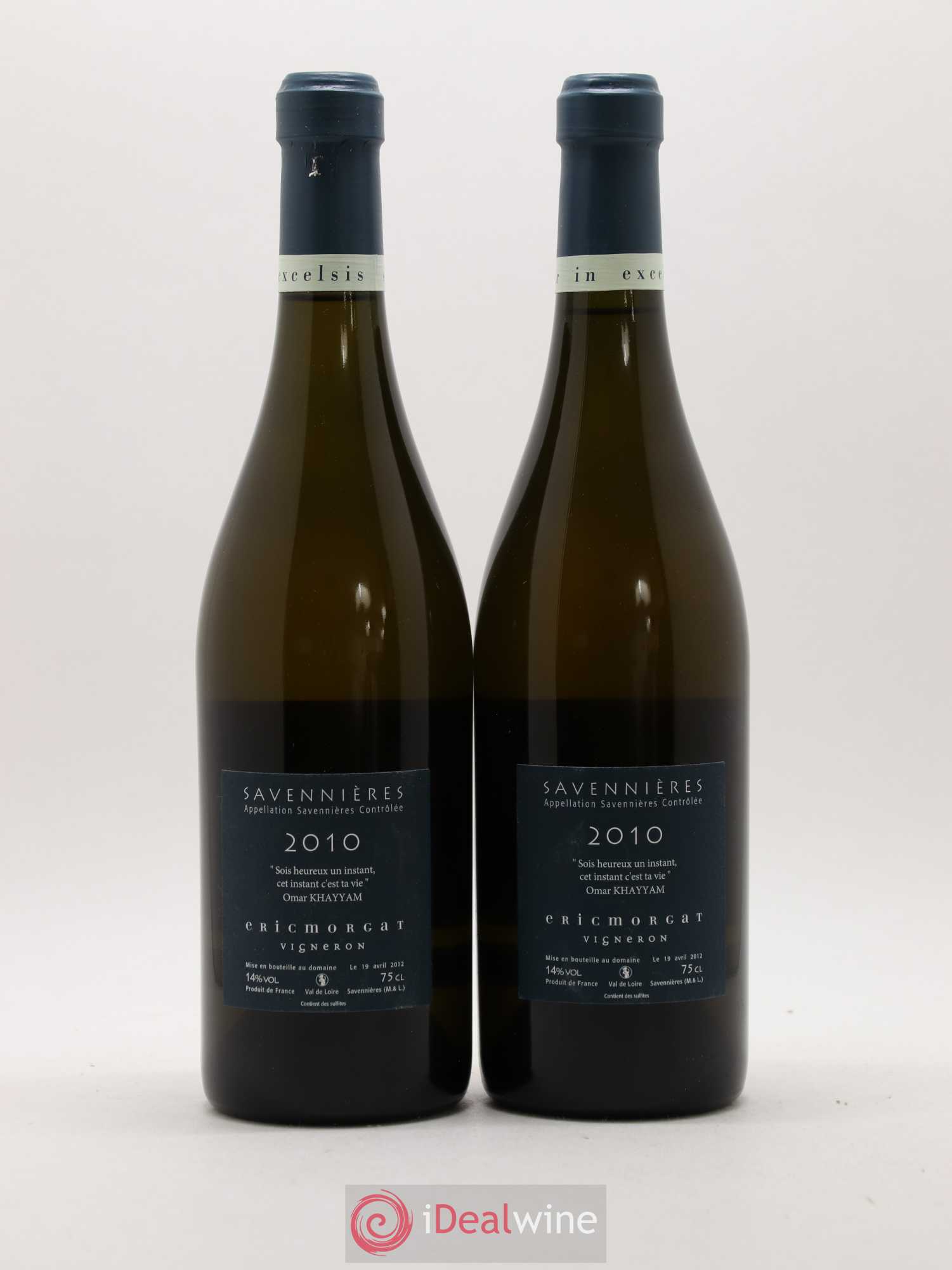 Savennières L'Enclos Eric Morgat 2010 - Lot de 2 bouteilles - 1