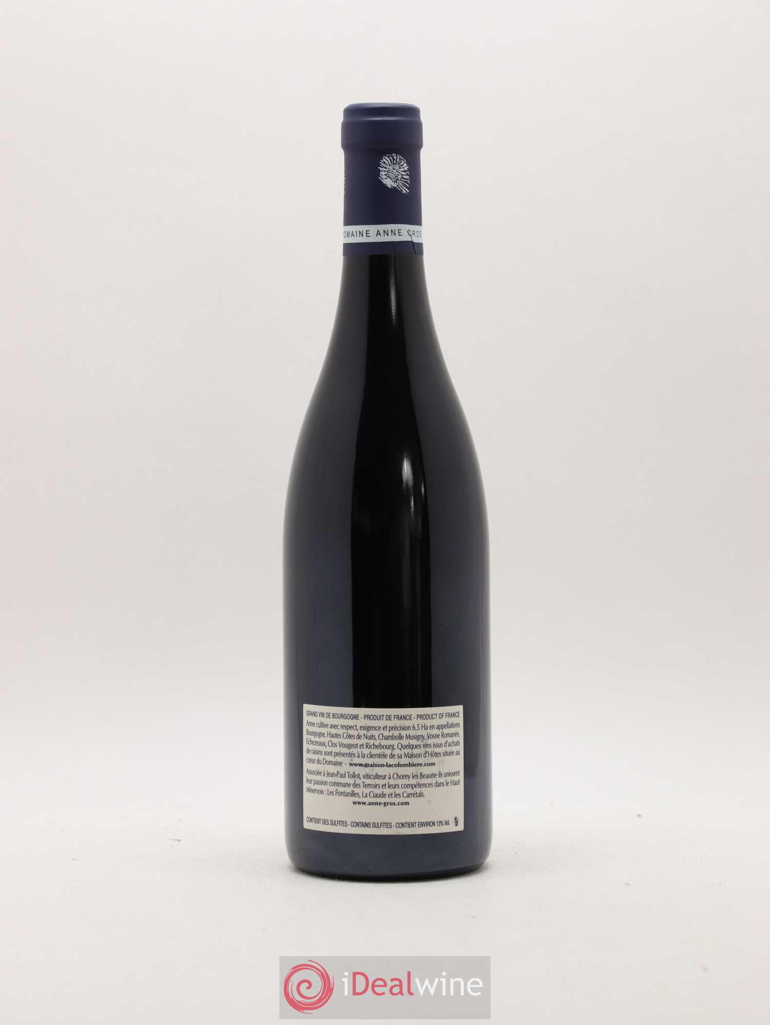 Clos de Vougeot Grand Cru Le Grand Maupertui Anne Gros 2009 - Lot de 1 bouteille - 1