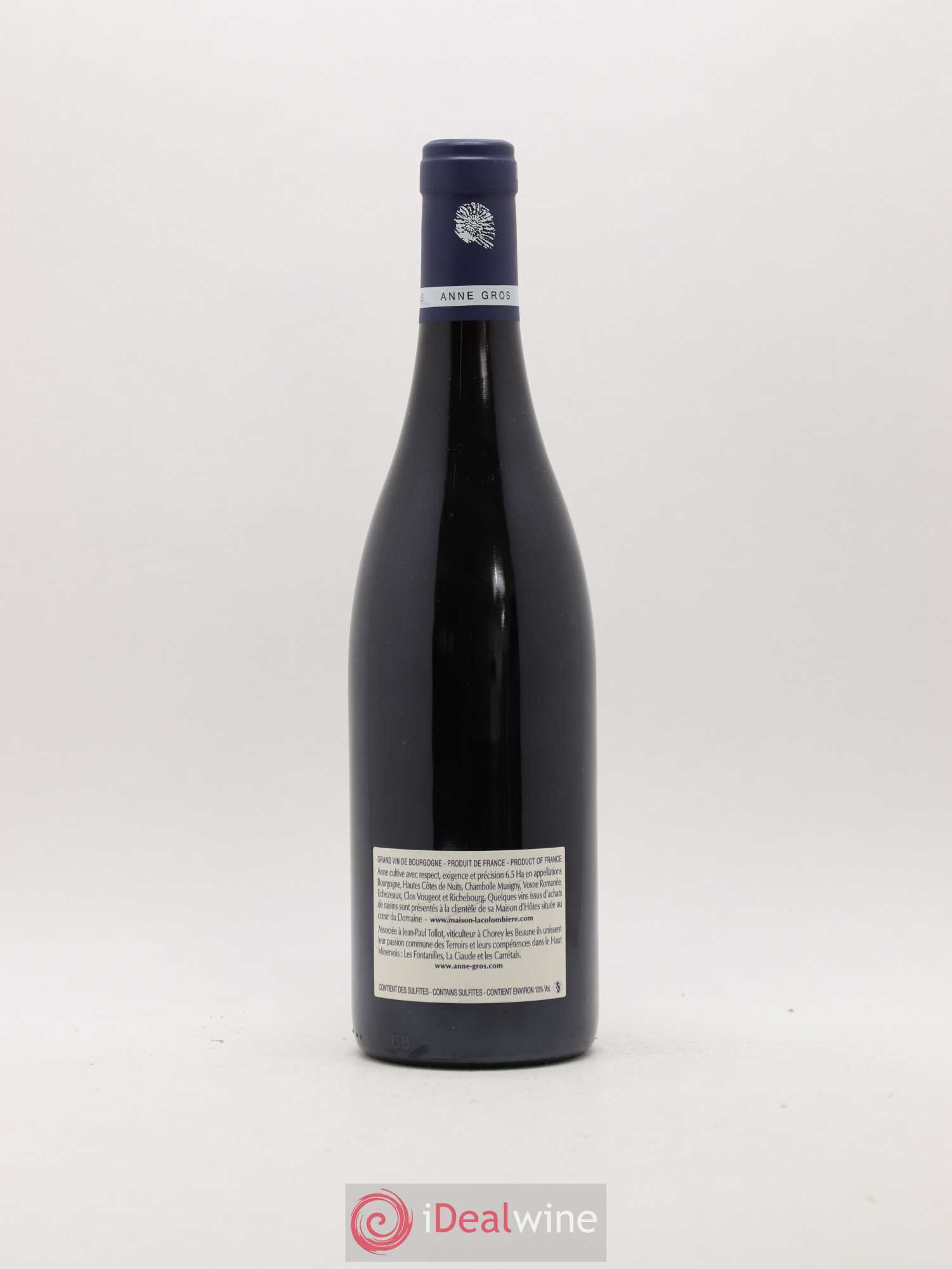 Clos de Vougeot Grand Cru Le Grand Maupertui Anne Gros 2011 - Lot de 1 bouteille - 1