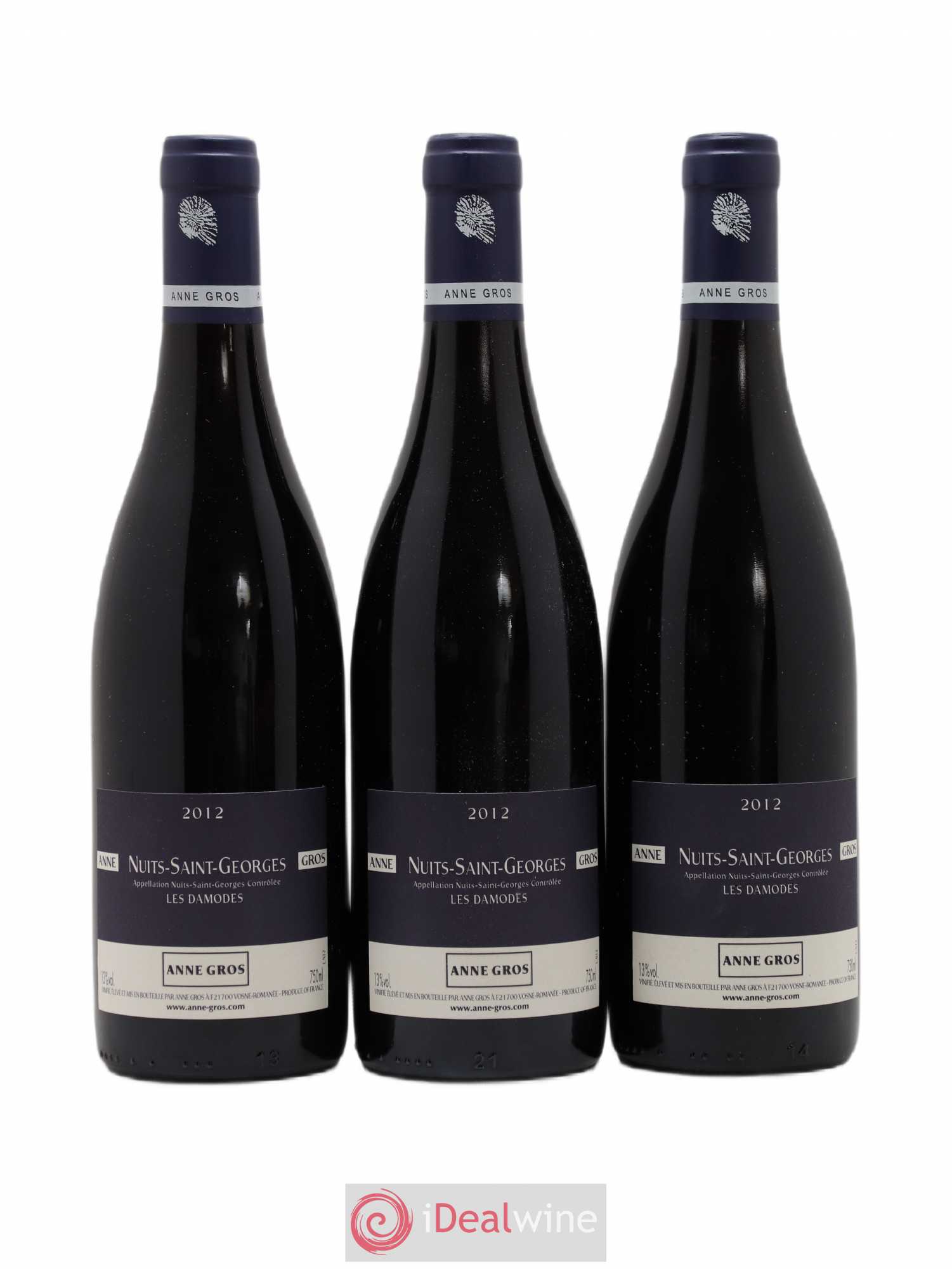 Nuits-Saint-Georges Domaine Anne Gros Les Damodes 2012 - Posten von 3 Flaschen - 0