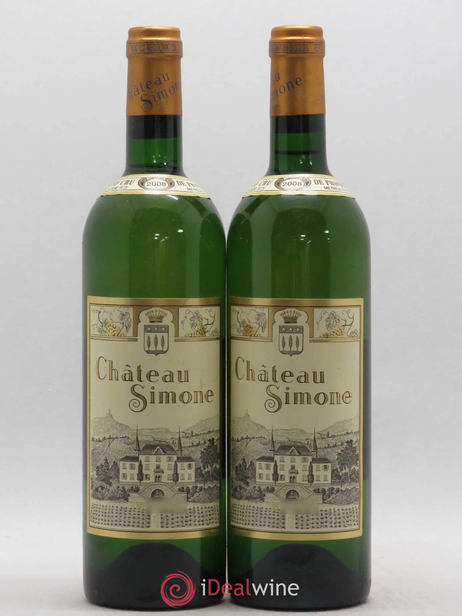 Palette Château Simone Famille Rougier 2008 - Lot de 2 bouteilles - 0