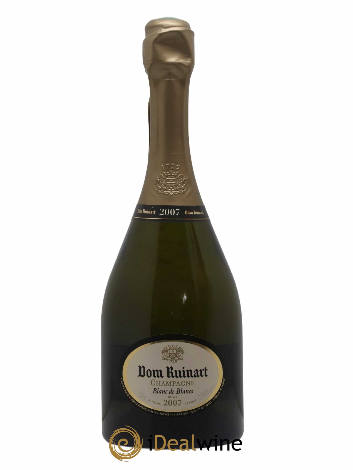 Dom Ruinart Brut Ruinart 2007 - Lot de 1 bouteille - 0