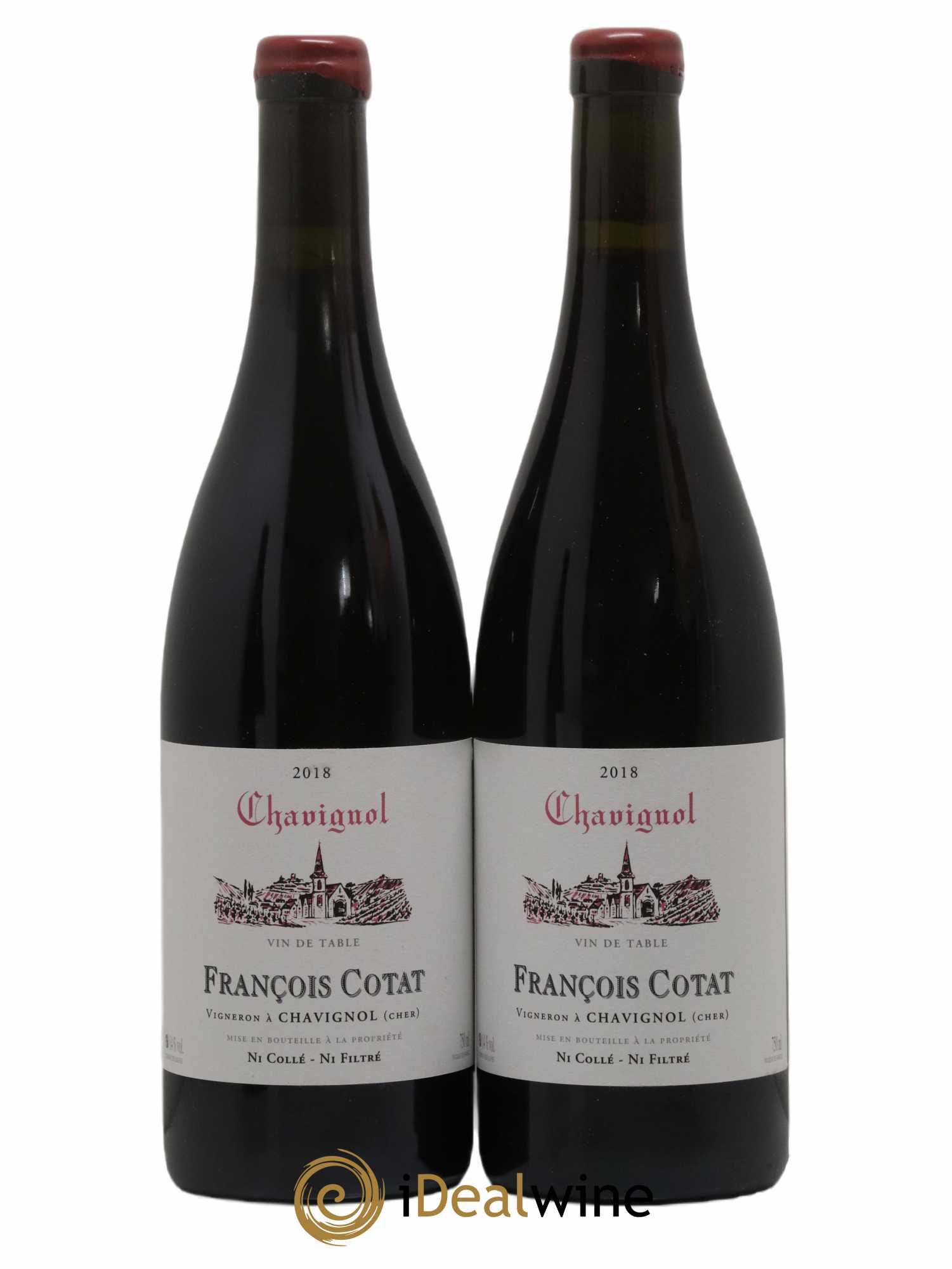 Vin de table - Chavignol François Cotat 2018 - Lot de 2 bouteilles - 0
