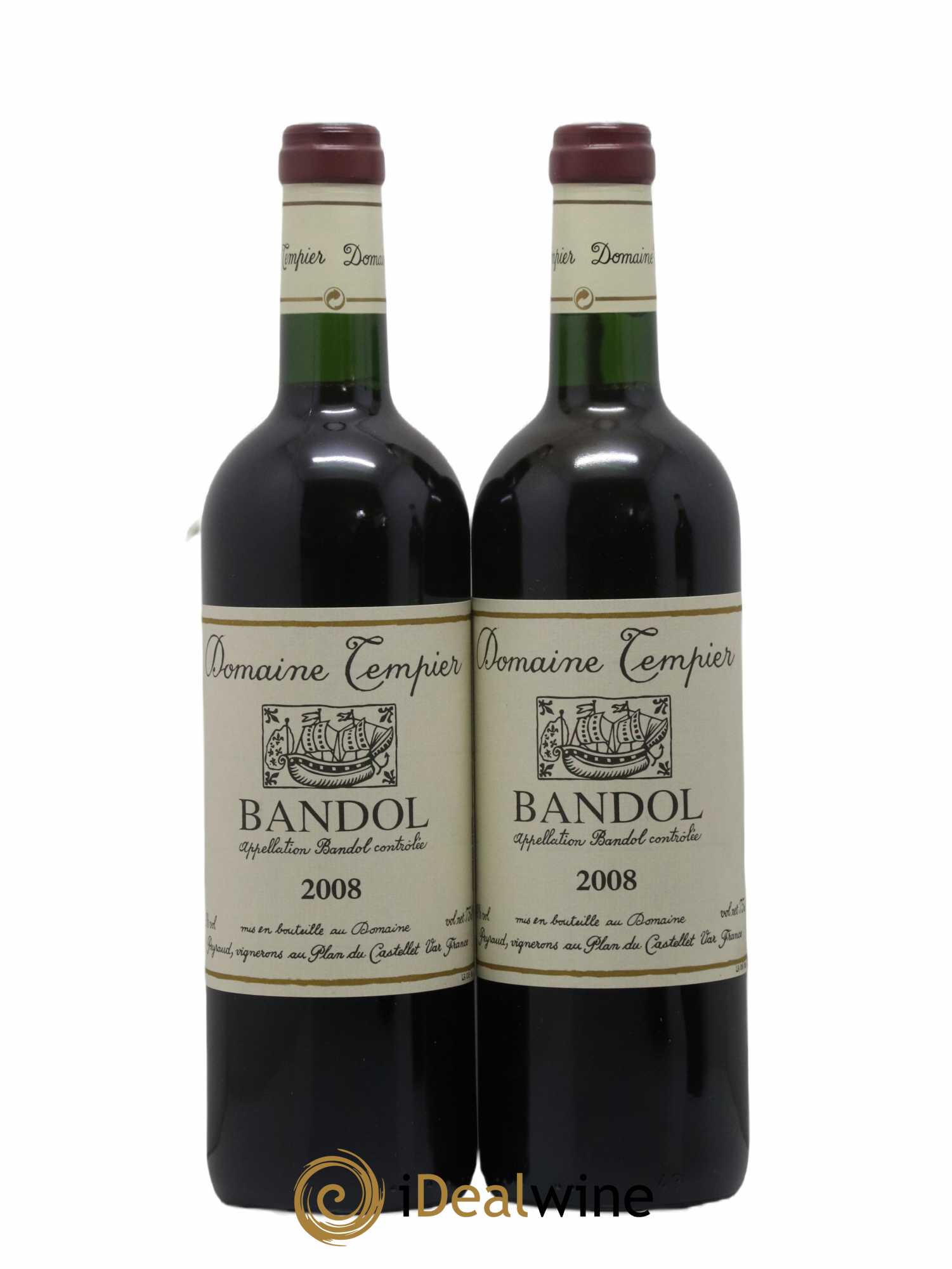 Bandol Domaine Tempier Famille Peyraud 2008 - Lot de 2 bouteilles - 0