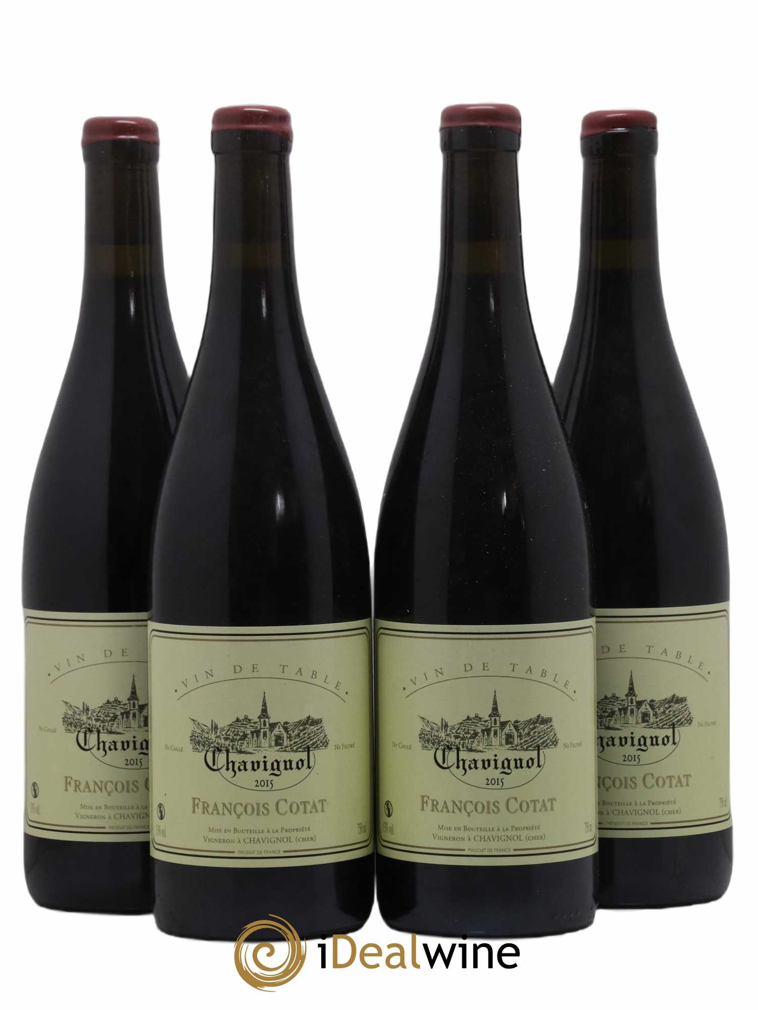 Vin de table - Chavignol François Cotat 2015 - Lot de 4 bouteilles - 0