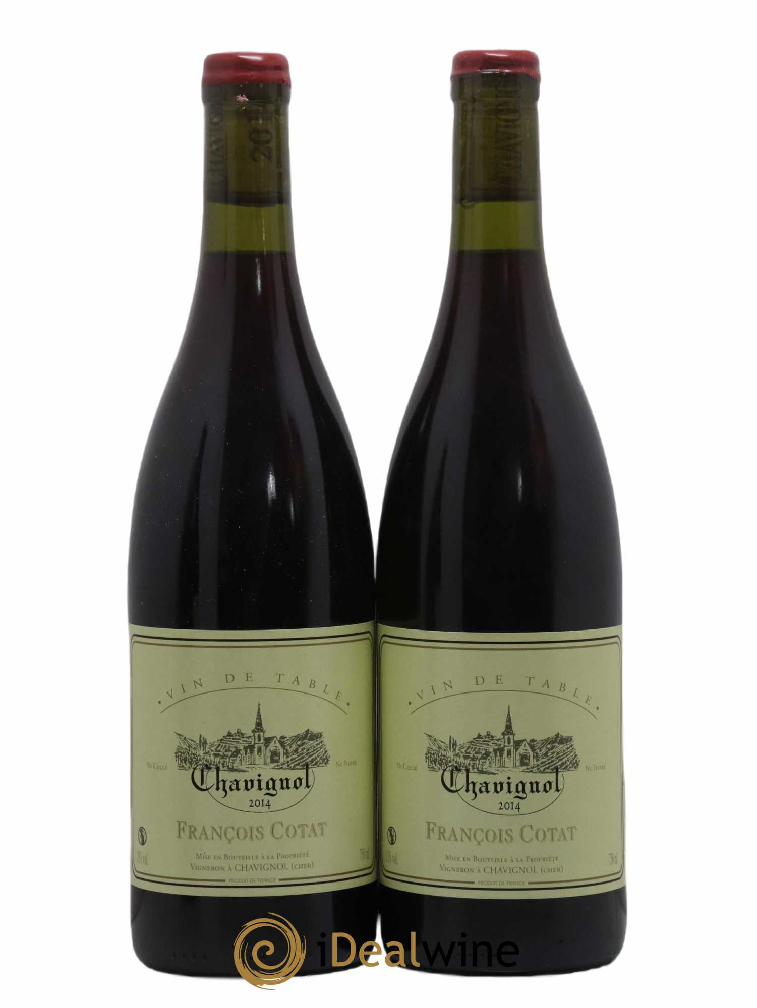 Vin de table - Chavignol François Cotat 2014 - Lot de 2 bouteilles - 0
