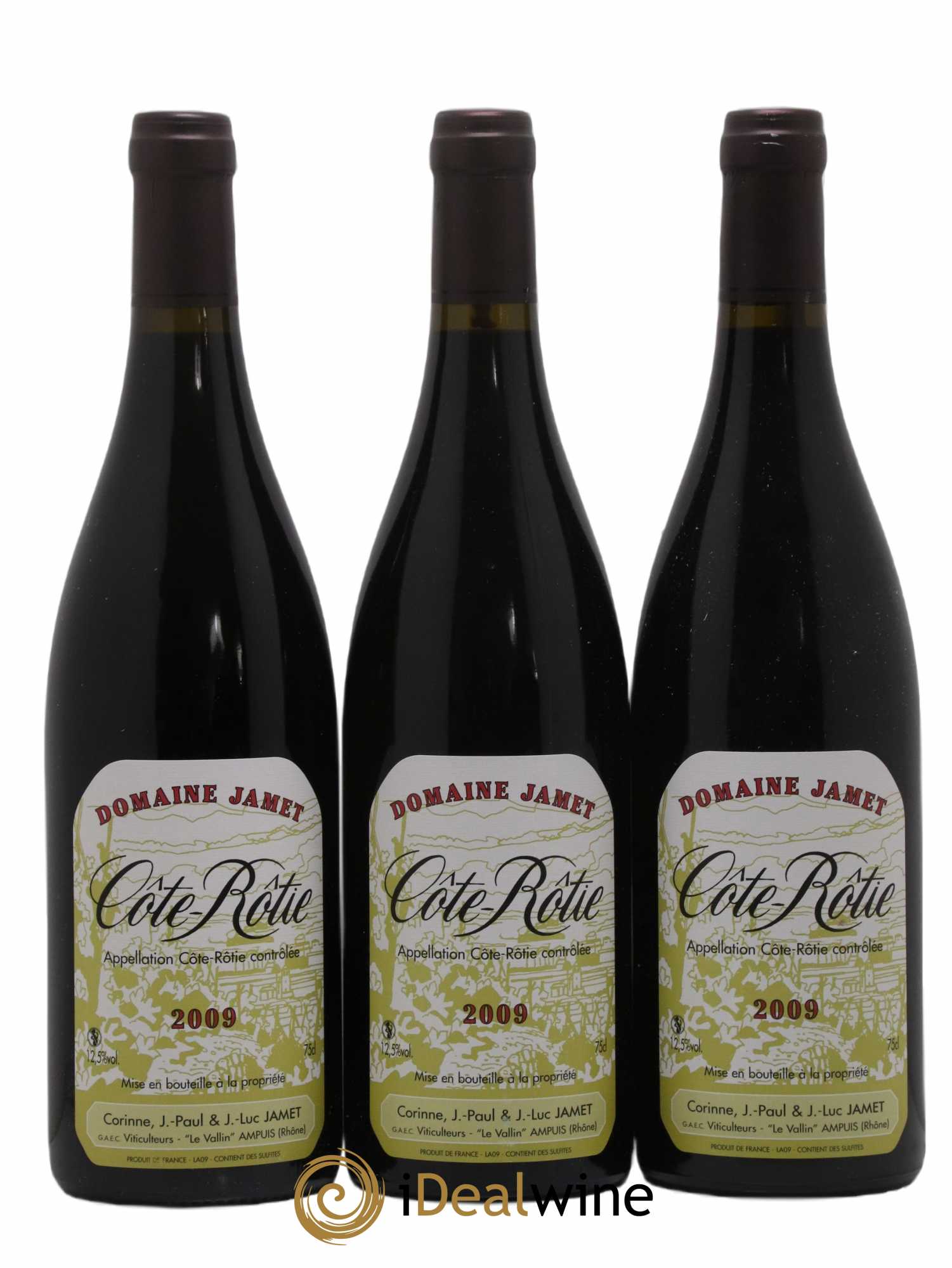 Côte-Rôtie Jamet (Domaine) 2009 - Lot de 3 bouteilles - 0