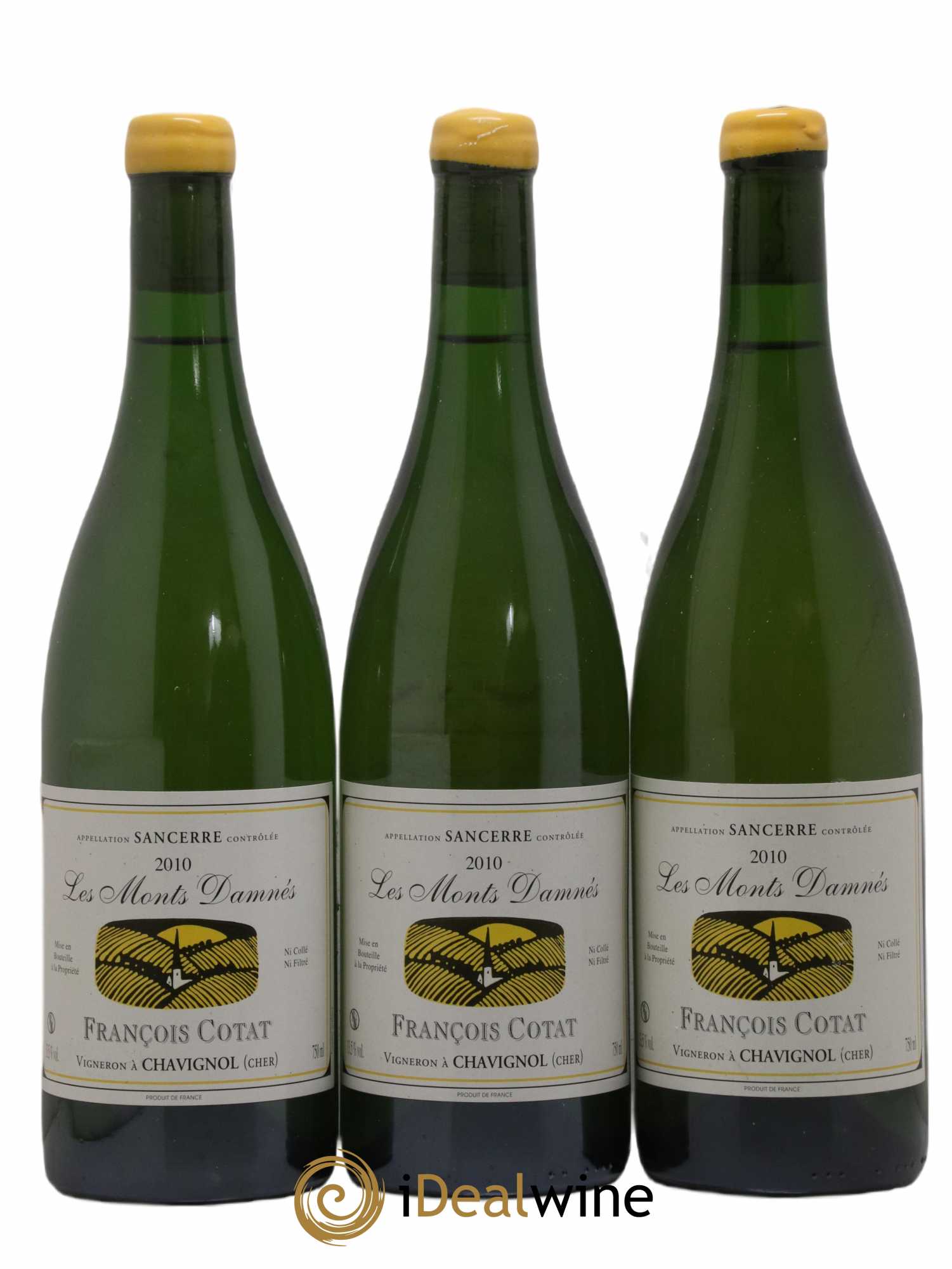 Sancerre Les Monts Damnés François Cotat 2010 - Lot de 3 bouteilles - 0